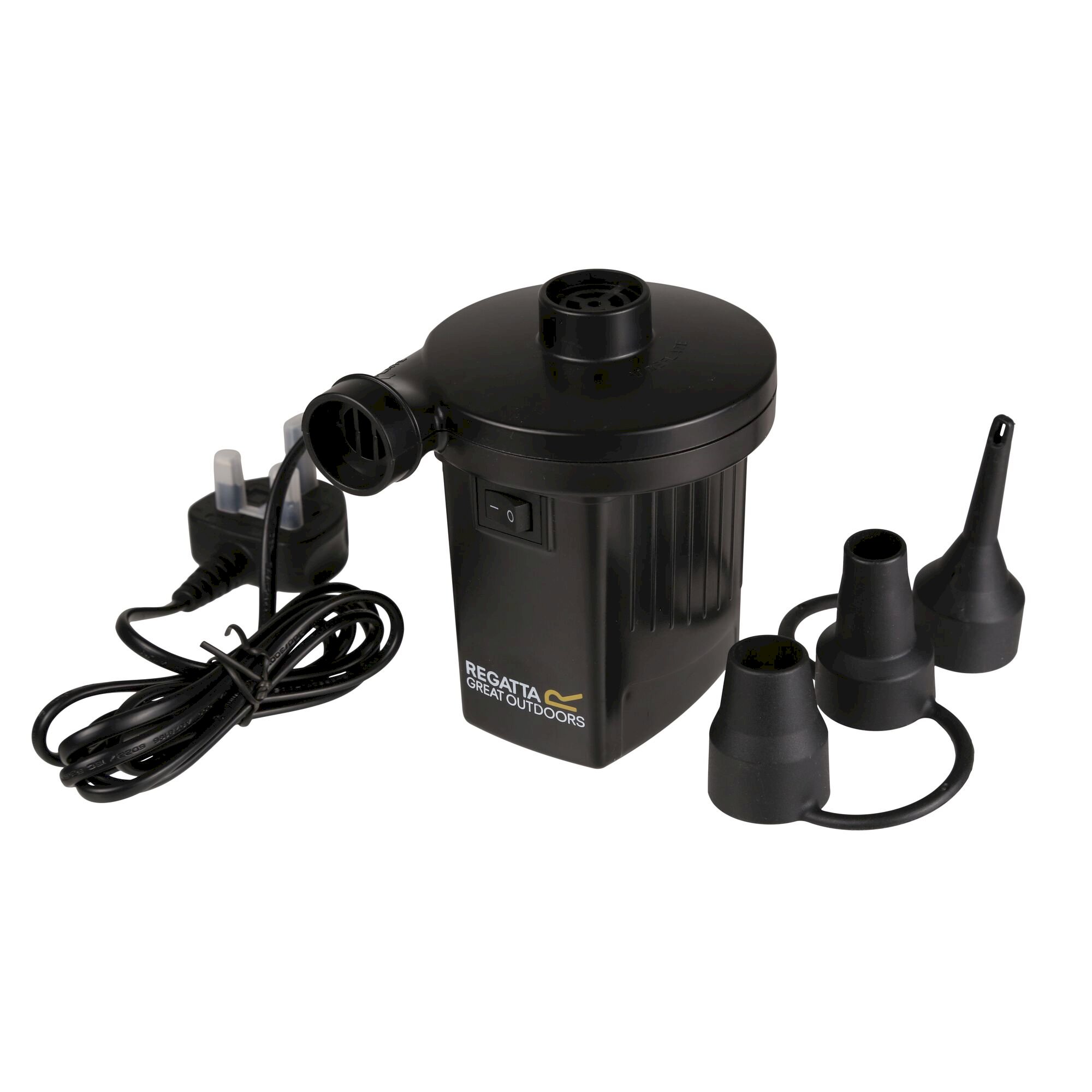 Compact 240V AC/DC 12V Electric Pump | Black