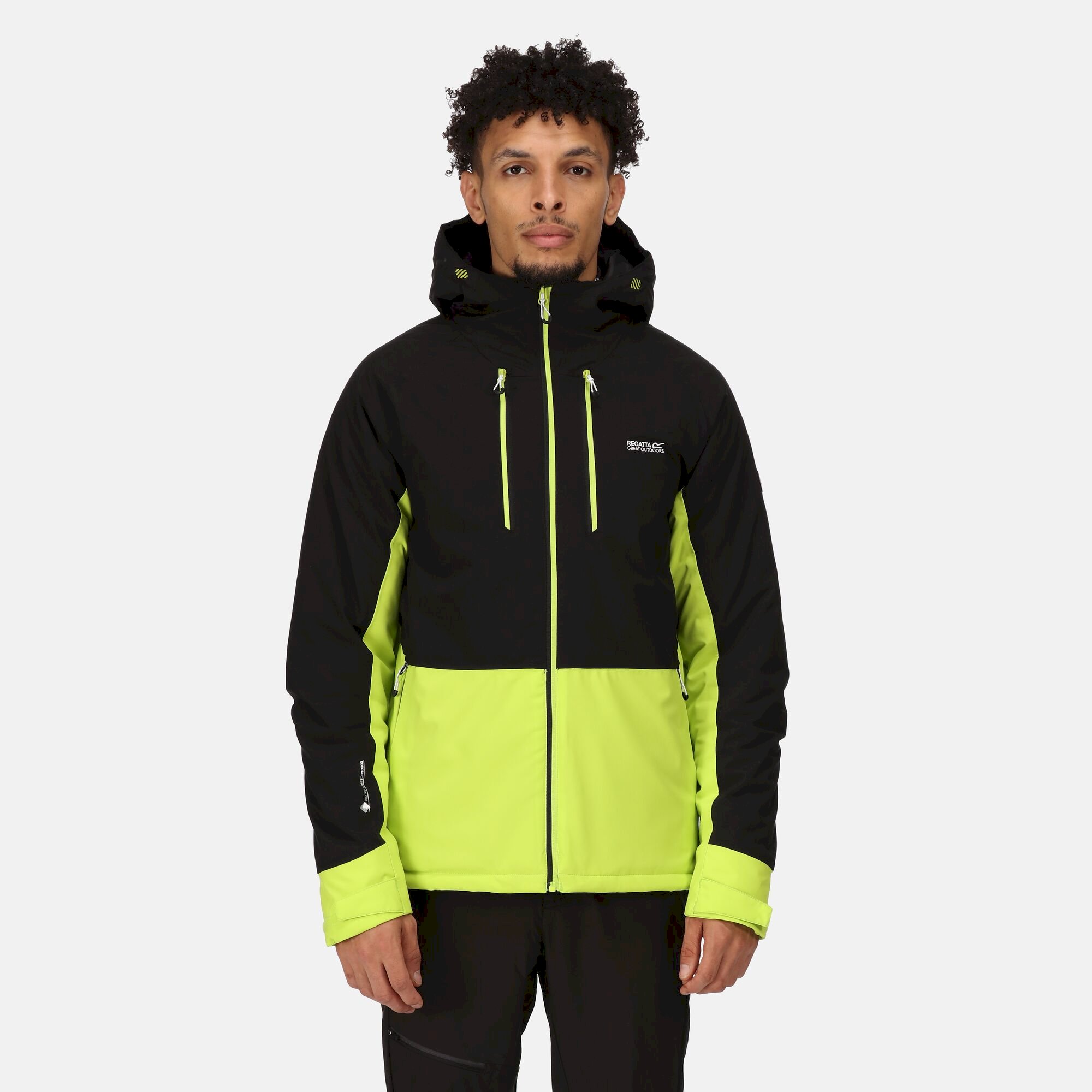 Men's Highton Stretch Padded Jacket III | Black Bright Kiwi