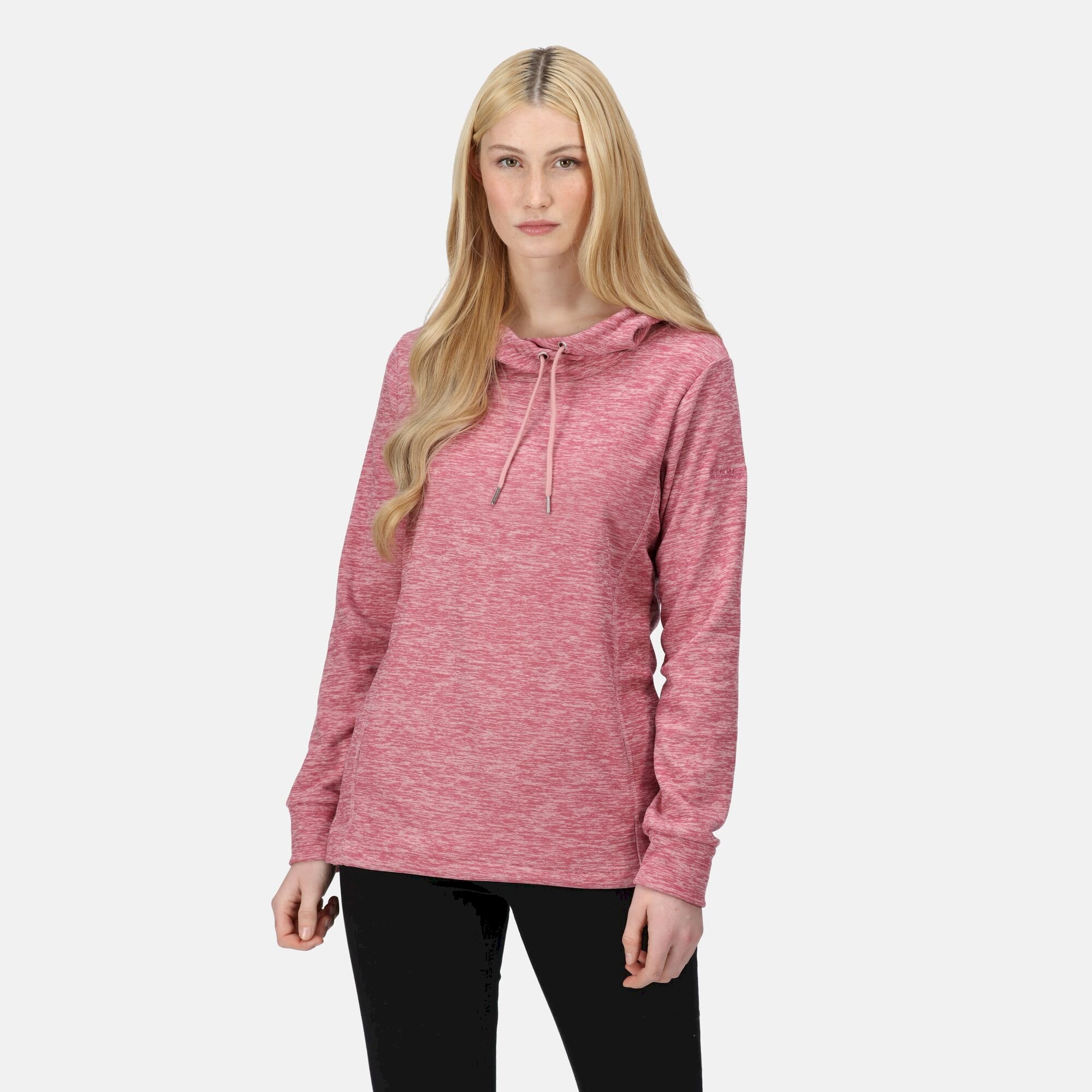 Women's Kizmit II Hooded Marl Fleece | Powder Pink Marl