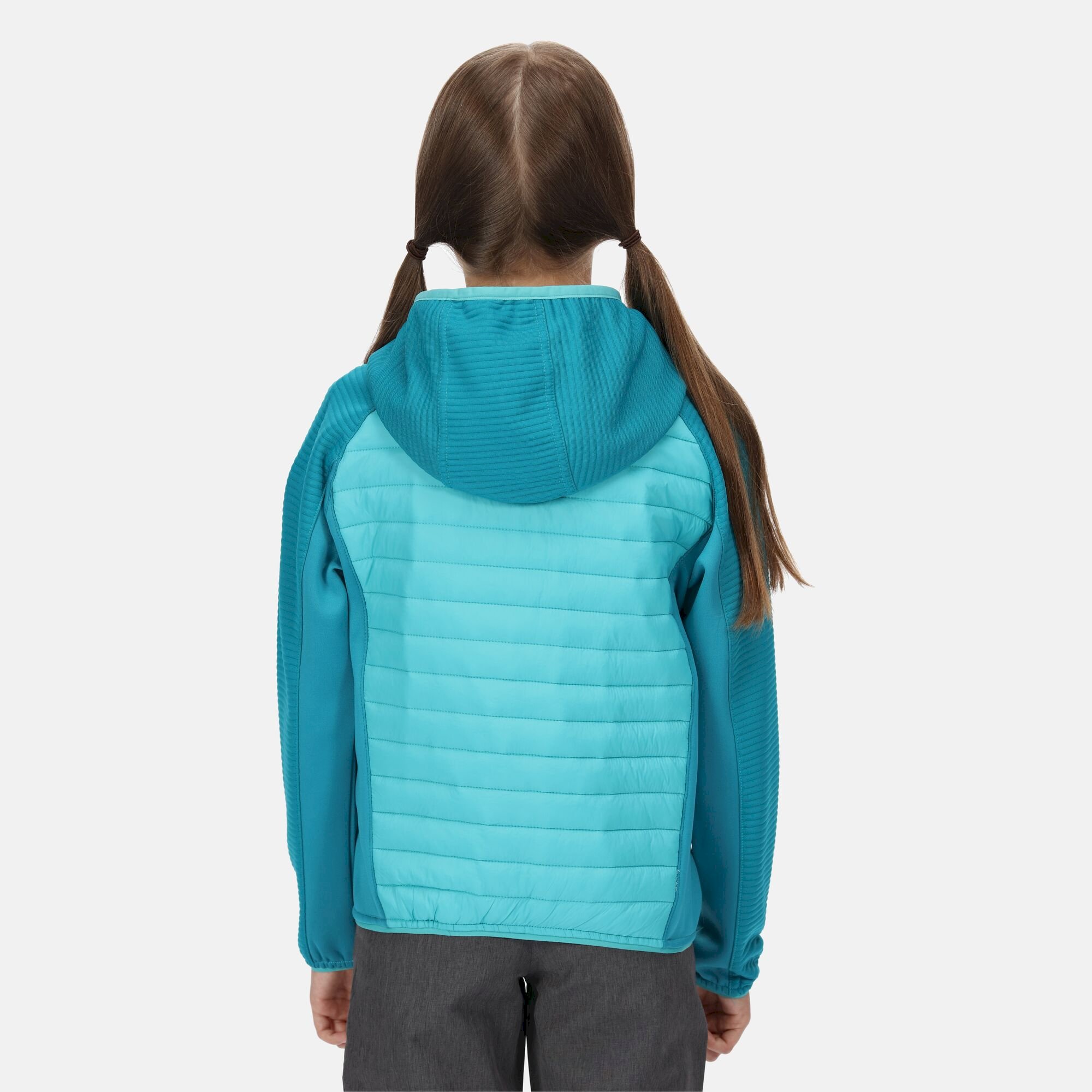 Kids' Kielder V Hybrid Insulated Jacket | Turquoise Enamel