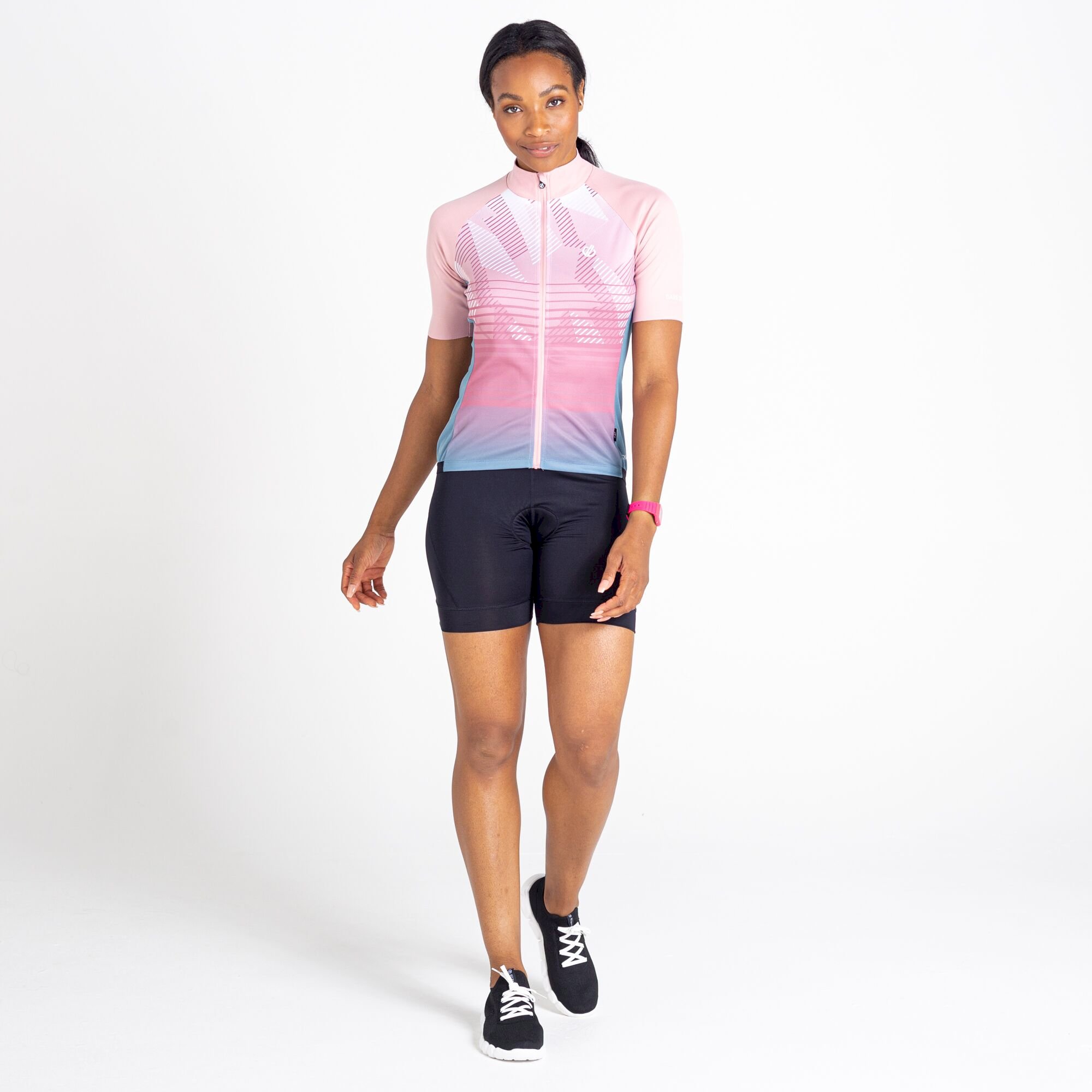 Dare 2b - Women's AEP Prompt Lightweight Jersey | Powder Pink Empowered Print