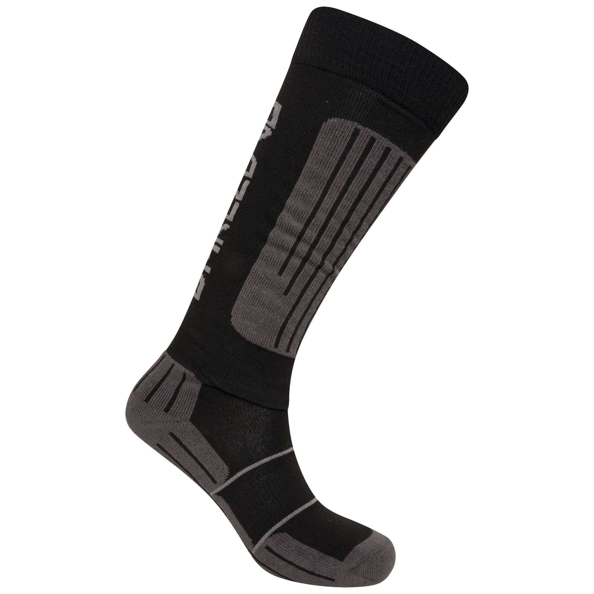 Dare 2b - Men's Performance Ski Socks | Black Ebony Grey