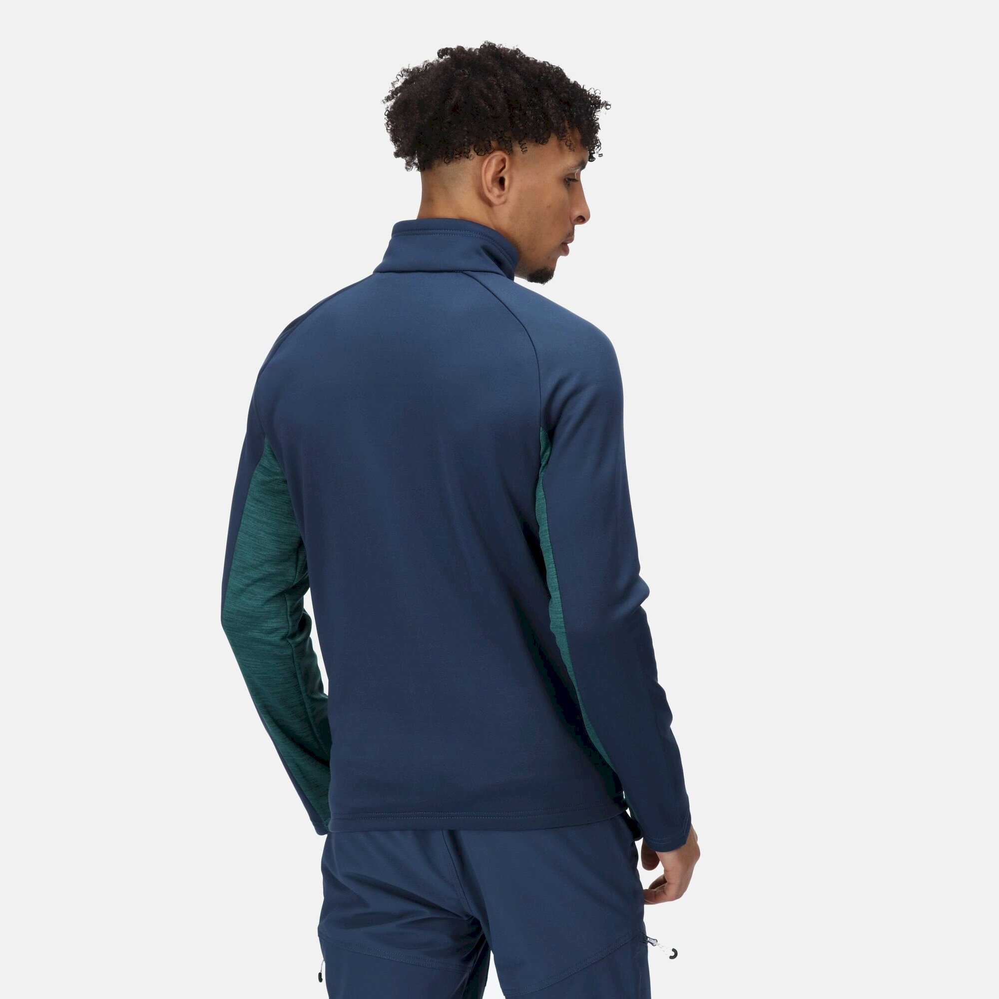 Men's Farson II Softshell Jacket | Admiral Blue Pacific Green