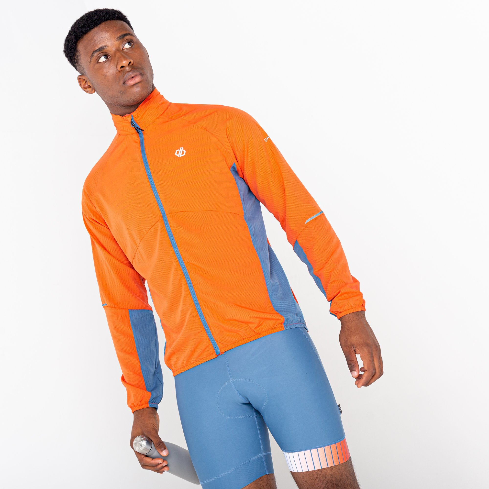Dare 2b - Men's Ablaze II Lightweight Windshell Jacket | Burnt Salmon Stellar Blue