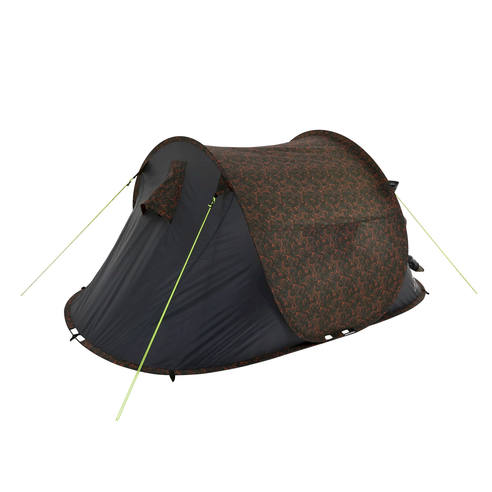Malawi 2-Man Pop Up Print Festival Tent | Grape Leaf Magma Camoflauge Print