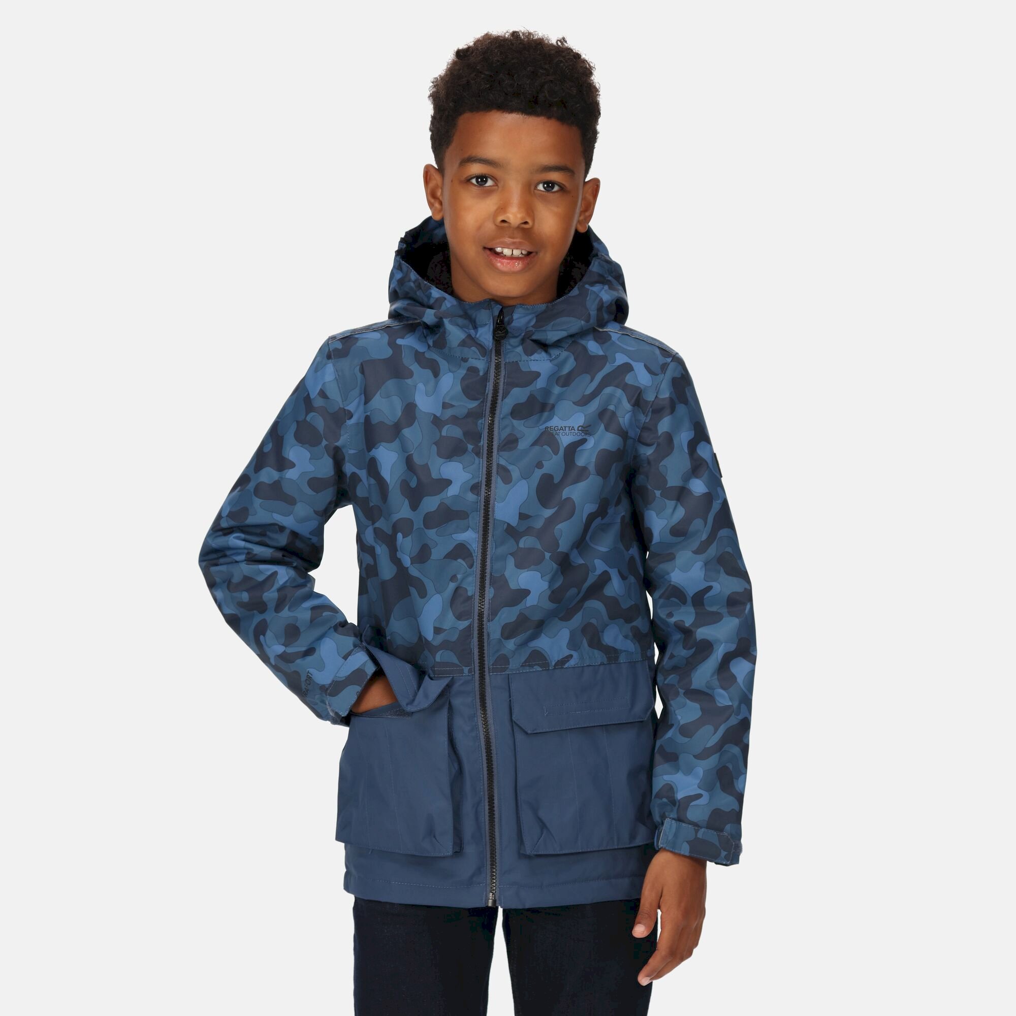 Kids' Salman Waterproof Insulated Jacket | Dark Denim Camo