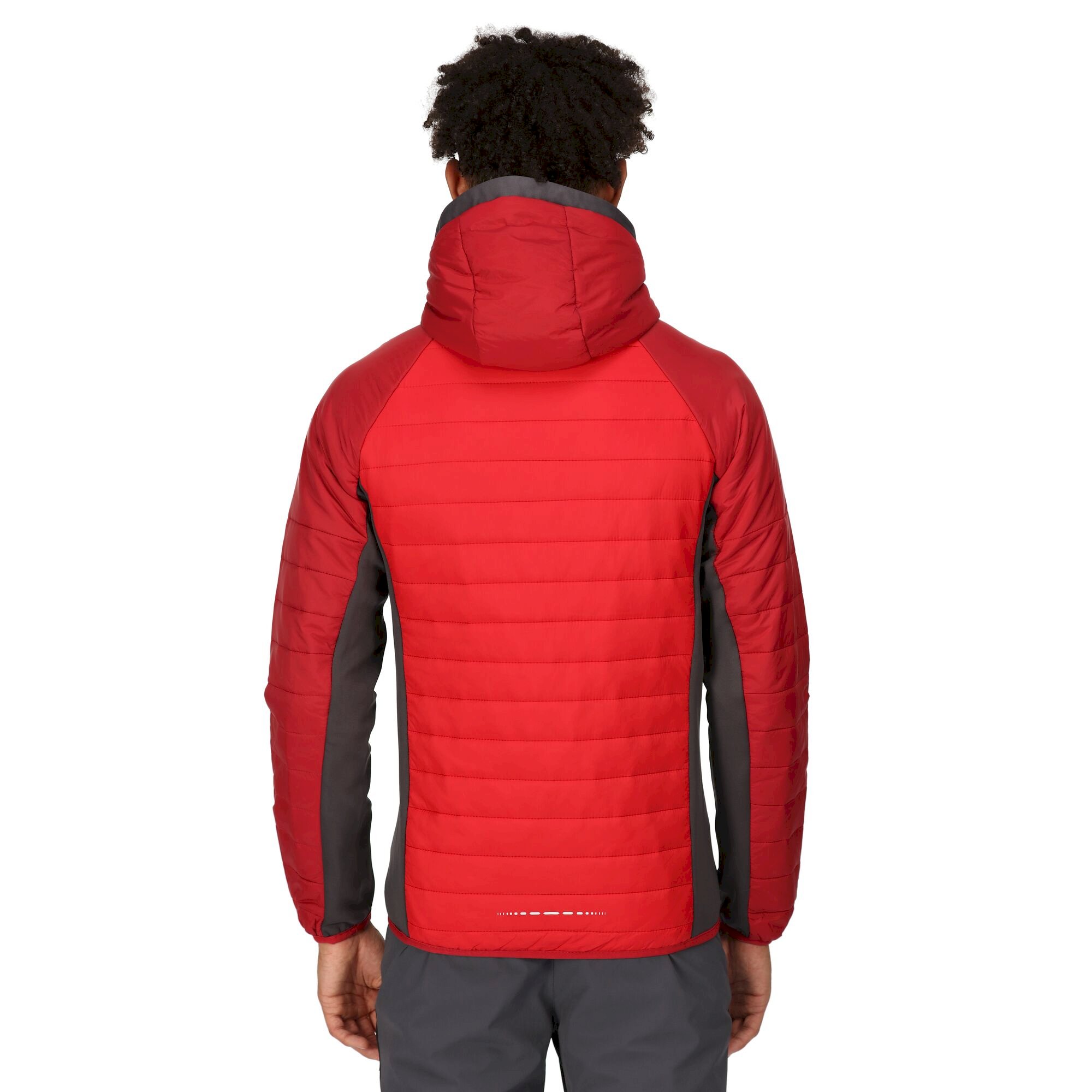 Men's Trutton Softshell Hooded Jacket | Chinese Red Dark Red