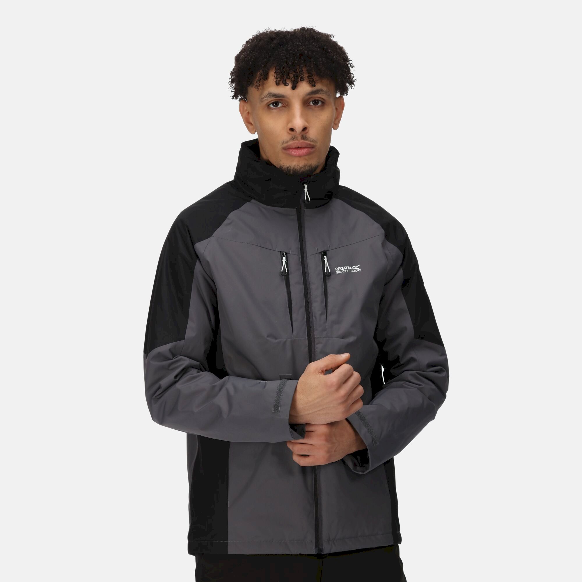 Men's Winter Calderdale Waterproof Jacket | Dark Grey Black