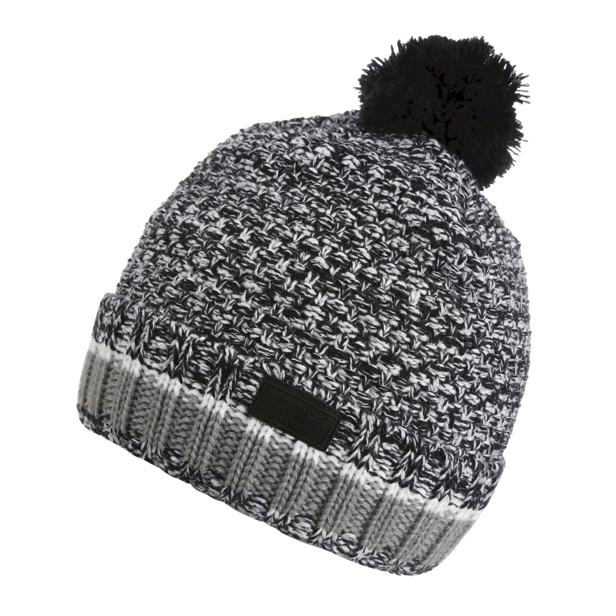 Men's Davion Knitted Hat V | Black