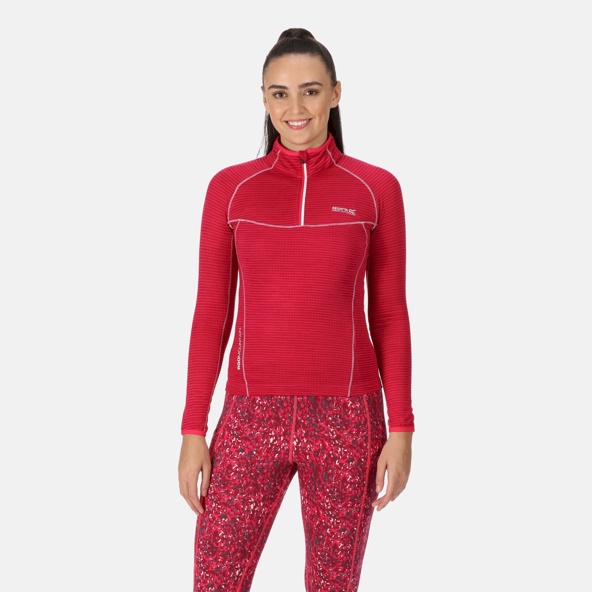 Women's Yonder Half Zip Top | Berry Pink