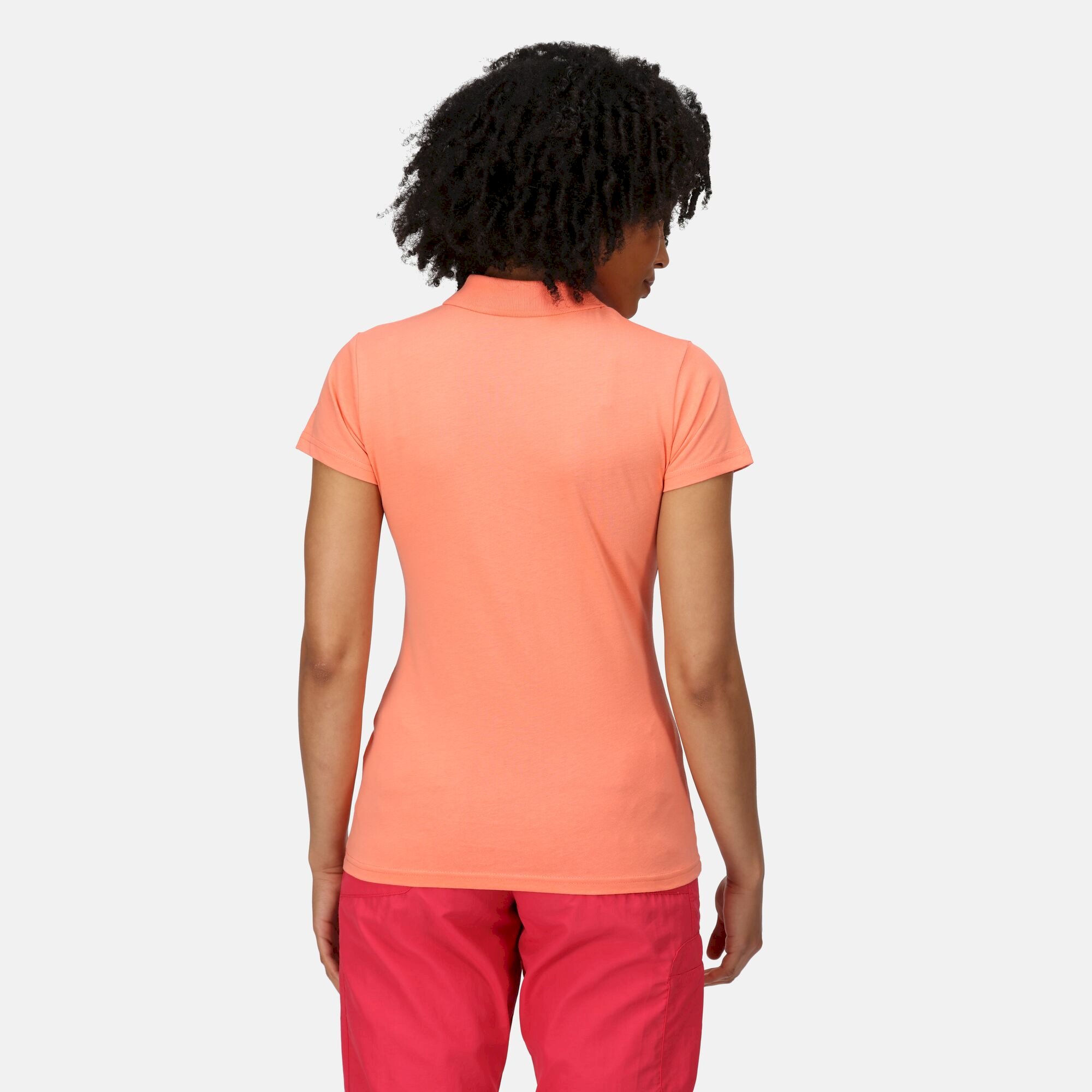 Women's Sinton Coolweave Polo Shirt | Fusion Coral