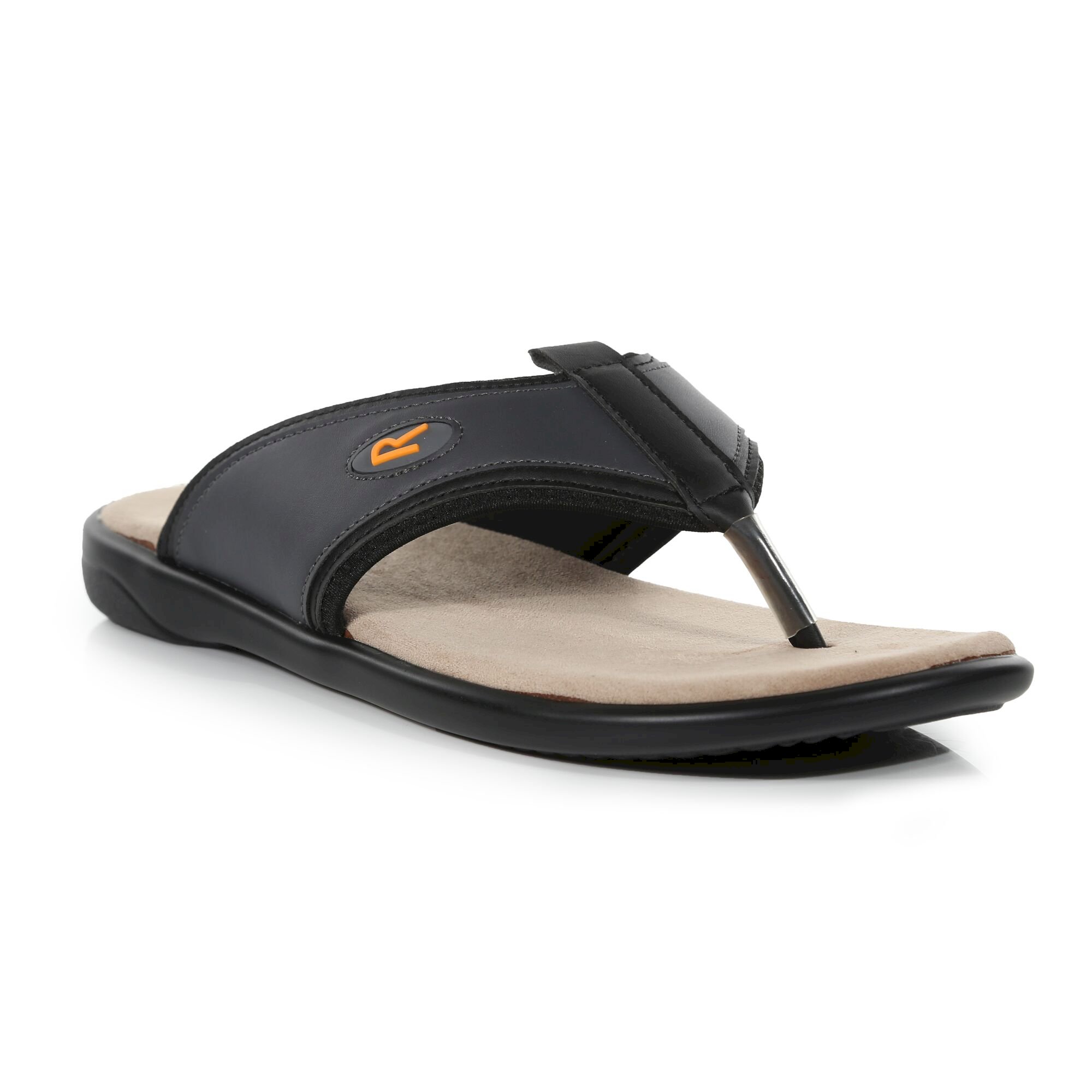 Men's Travis Toe Post Sandals | Black Brown