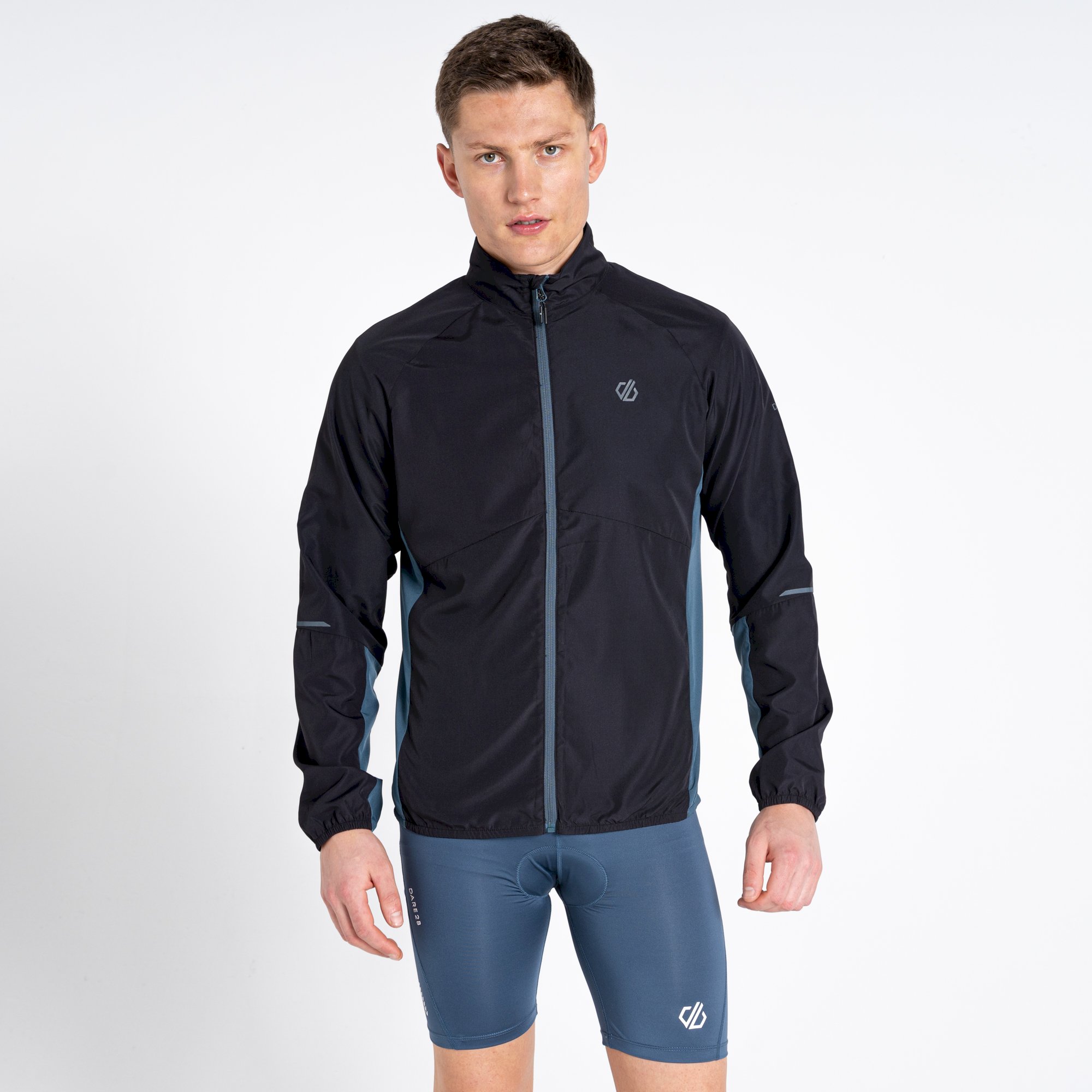 Dare 2b - Men's Ablaze II Lightweight Windshell Jacket | Black Orion Grey