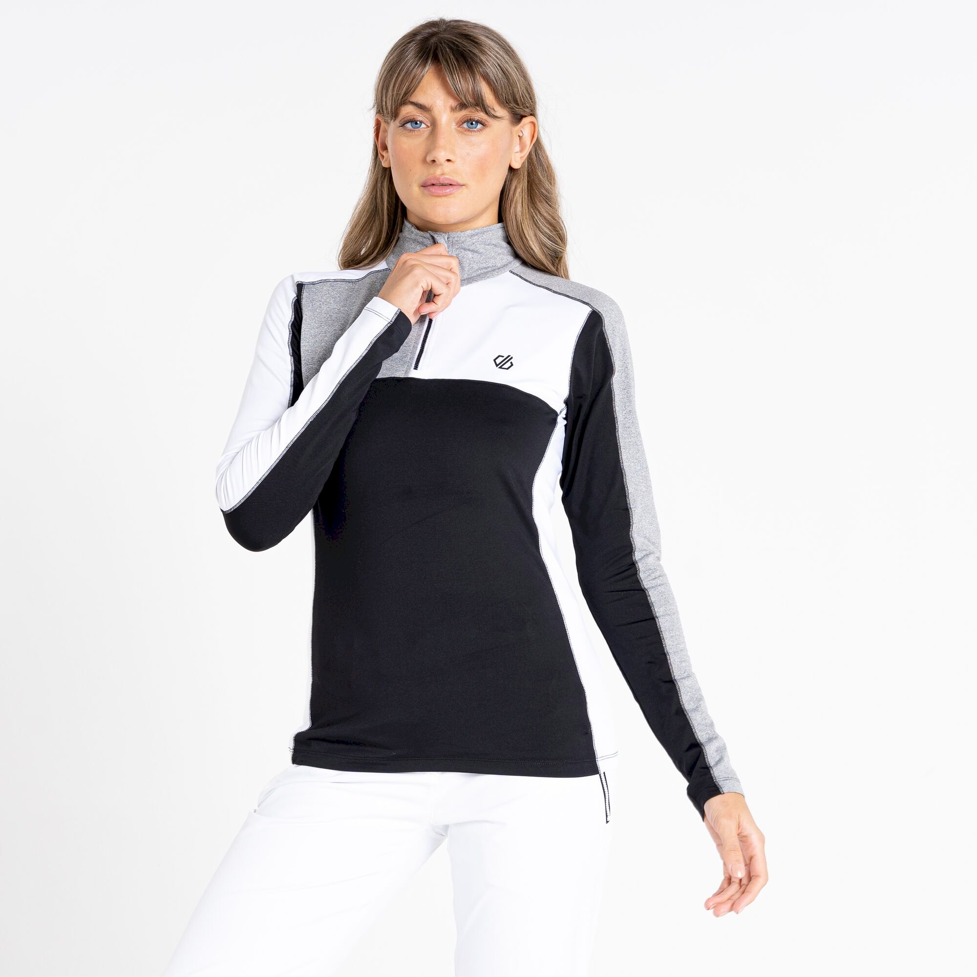 Dare 2b - Women's Default III Core Stretch Midlayer | Black White