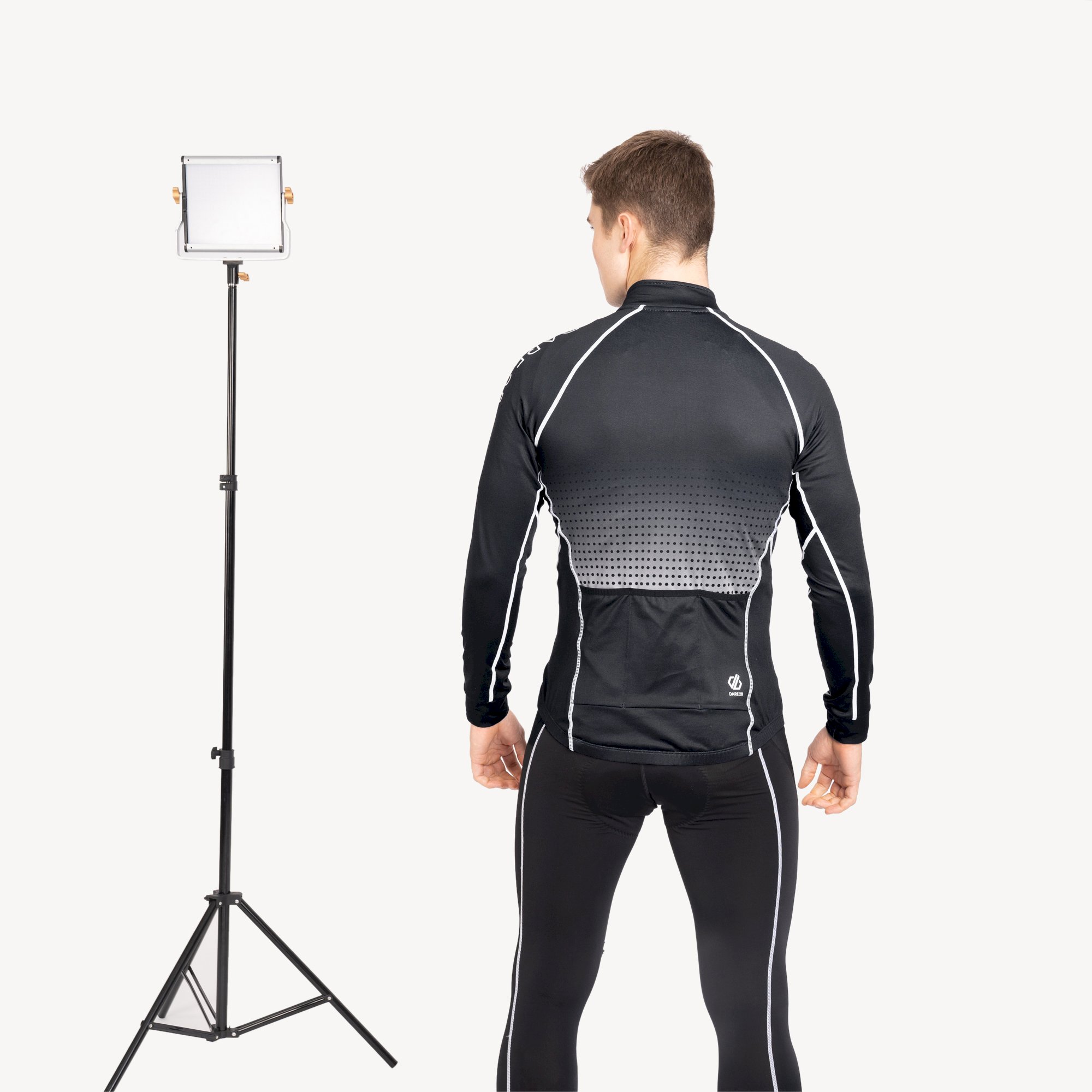 Dare 2b - Men's Virtuosity Long Sleeved AEP Jersey | Black Gradient