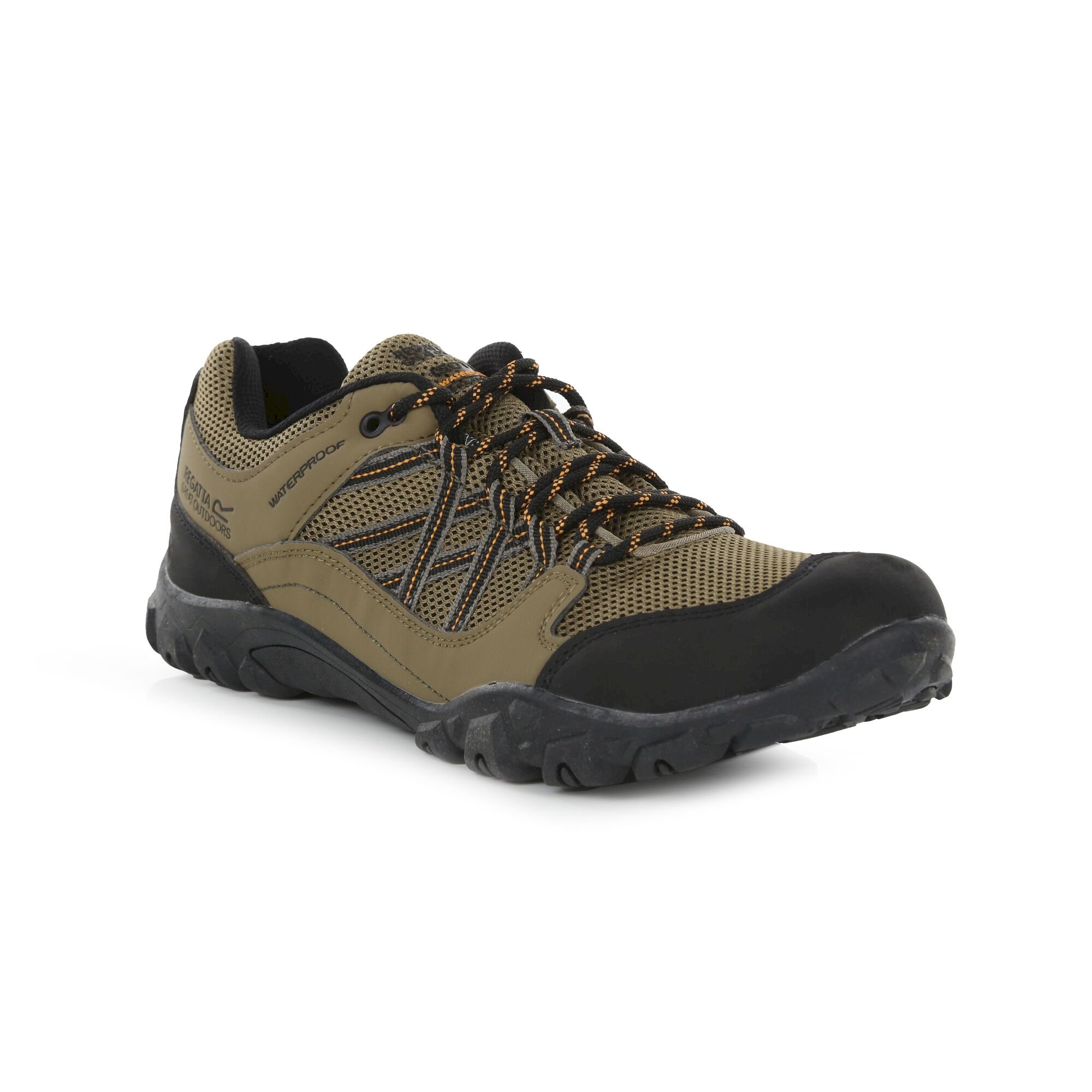 Men's Edgepoint III Waterproof Walking Shoes | Gold Sand Flame Orange