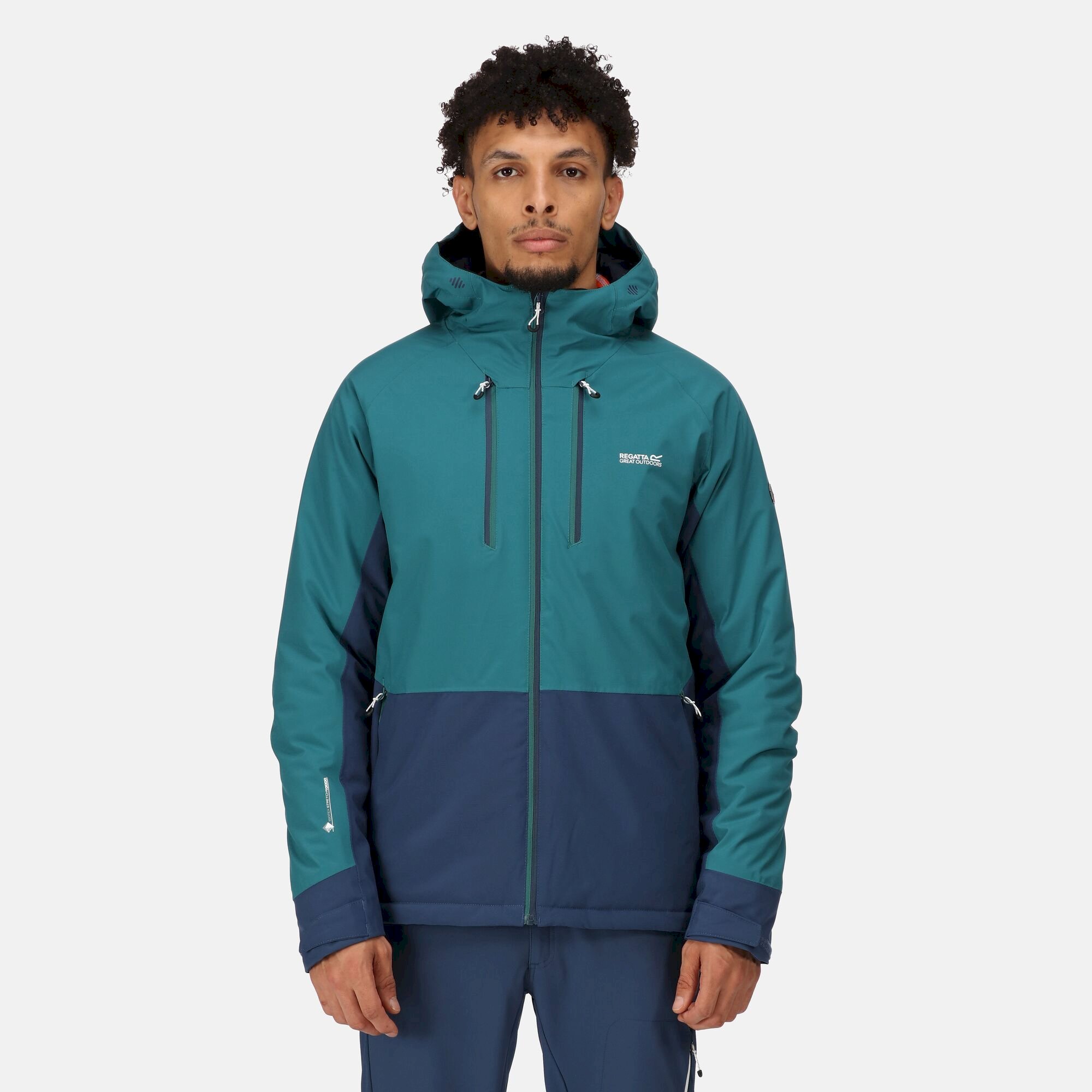 Men's Highton Stretch Padded Jacket III | Pacific Green Admiral Blue