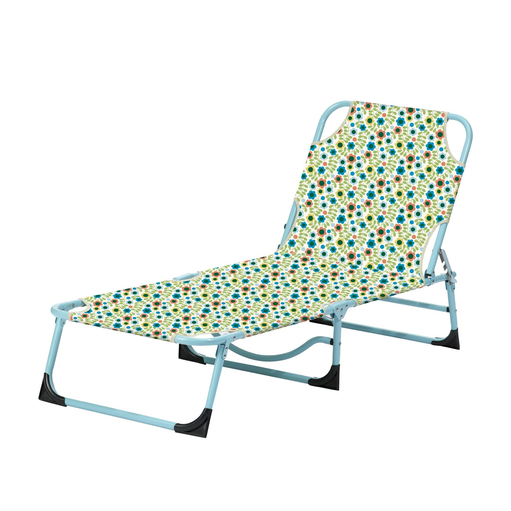 Orla Kiely Lightweight Floral Print Lounger | Meadow Floral
