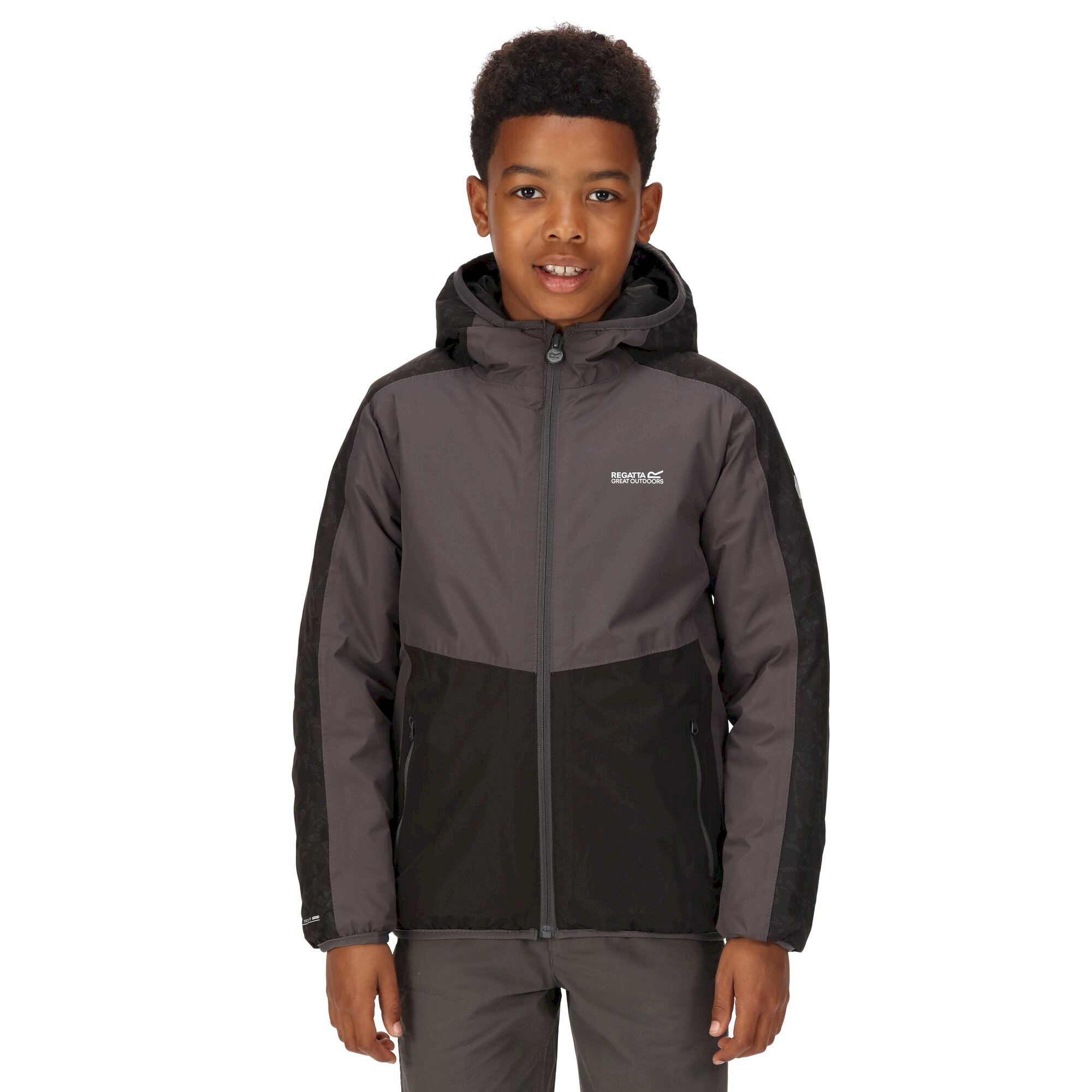 Kids' Volcanics VI Waterproof Jacket | Black Dark Grey