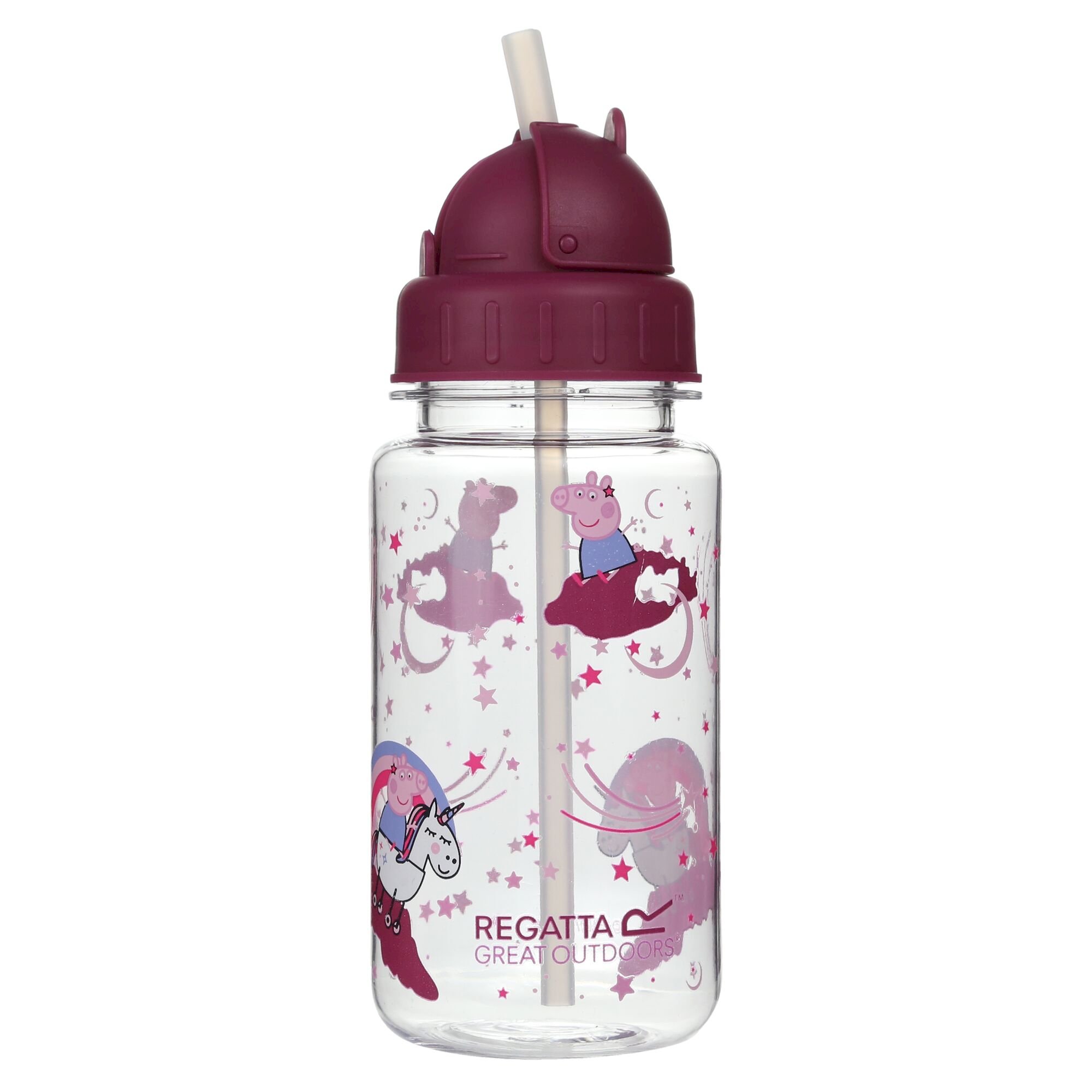 Peppa Pig 0.35L Tritan Straw Bottle | Raspberry Radiance Wonder