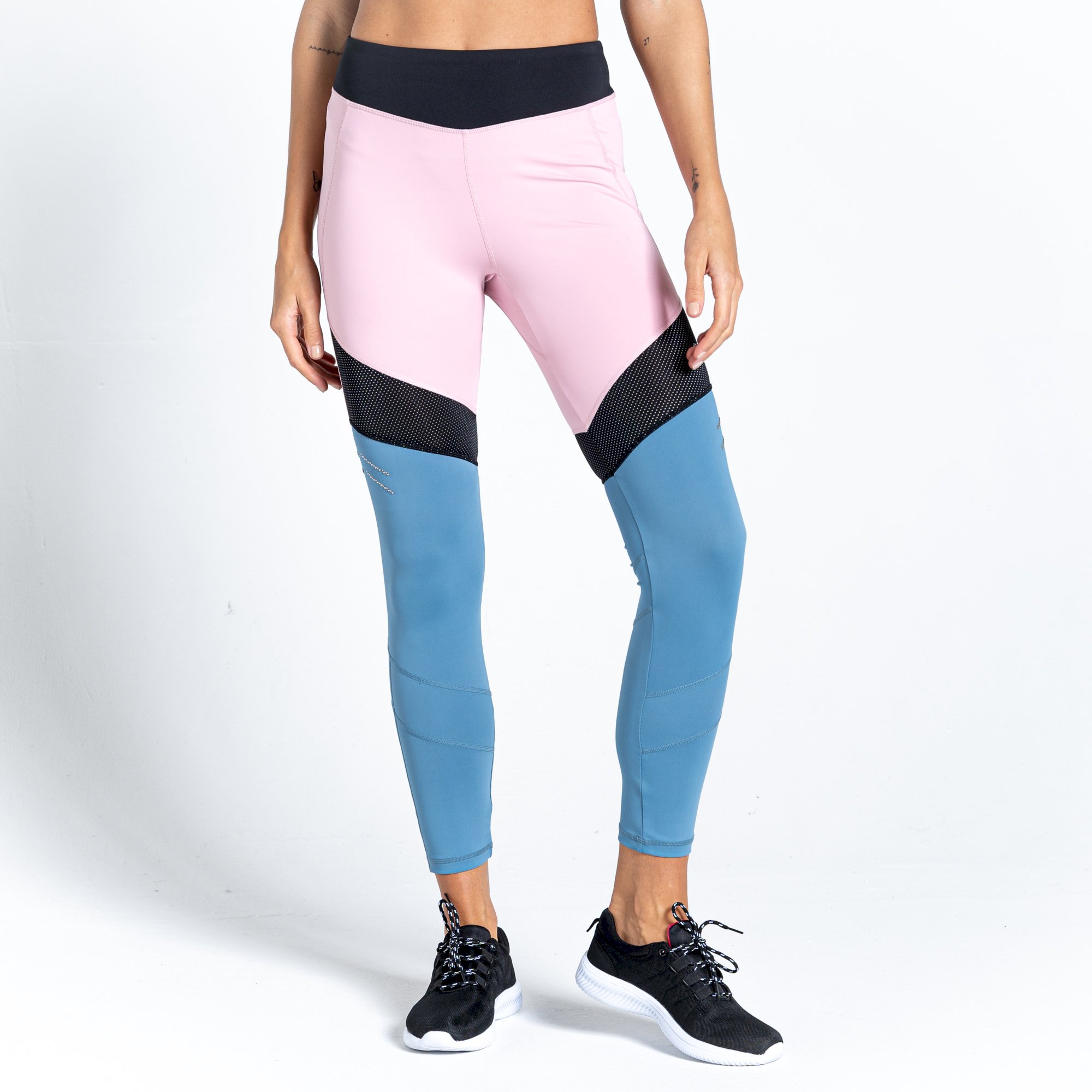 Dare 2b - Women's Born To Shine Recycled Lightweight Leggings | Powder Pink Bluestone
