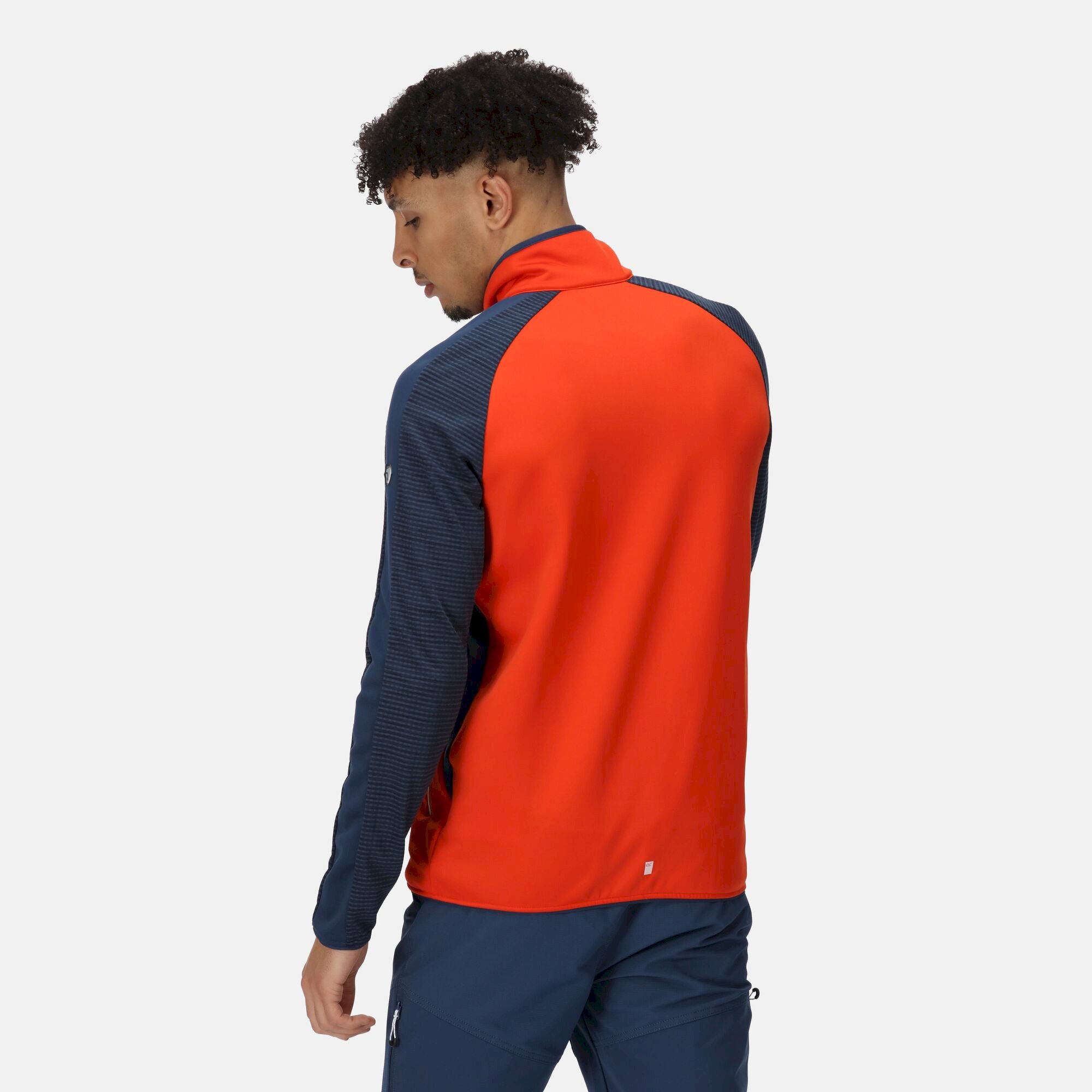Men's Yare VI Softshell Jacket | Rusty Orange Admiral Blue