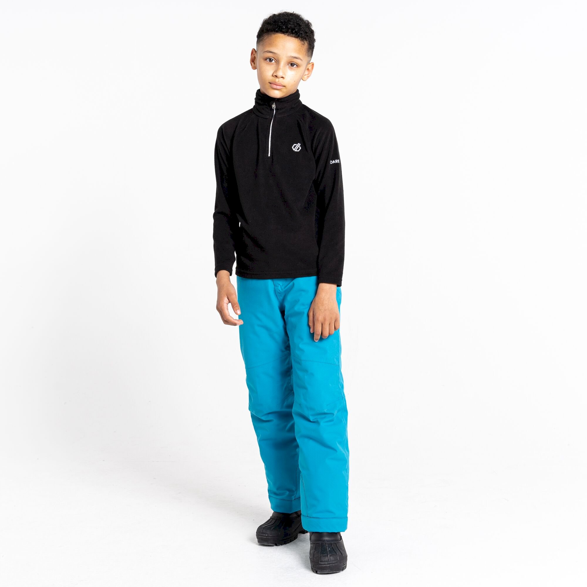 Dare 2b - Kids' Freehand Half Zip Lightweight Fleece | Black