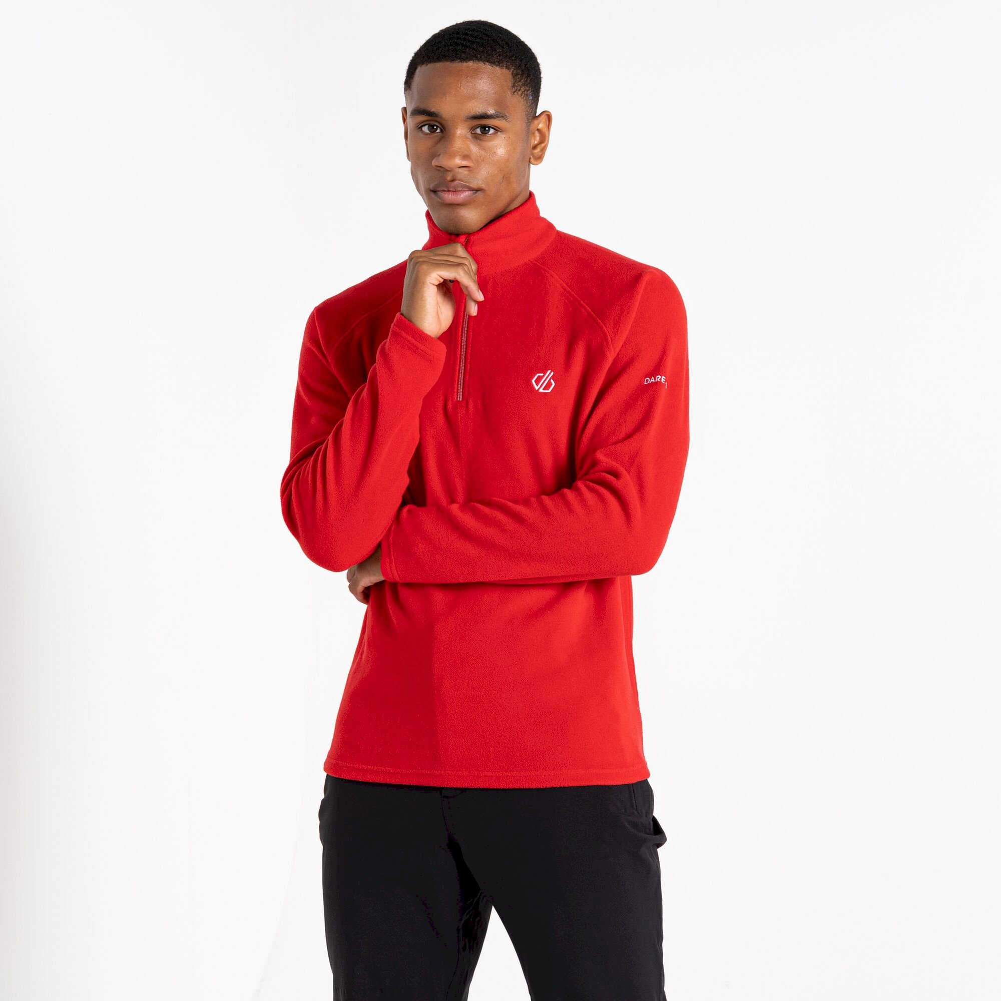 Dare 2b - Men's Freethink II Half Zip Fleece | Danger Red