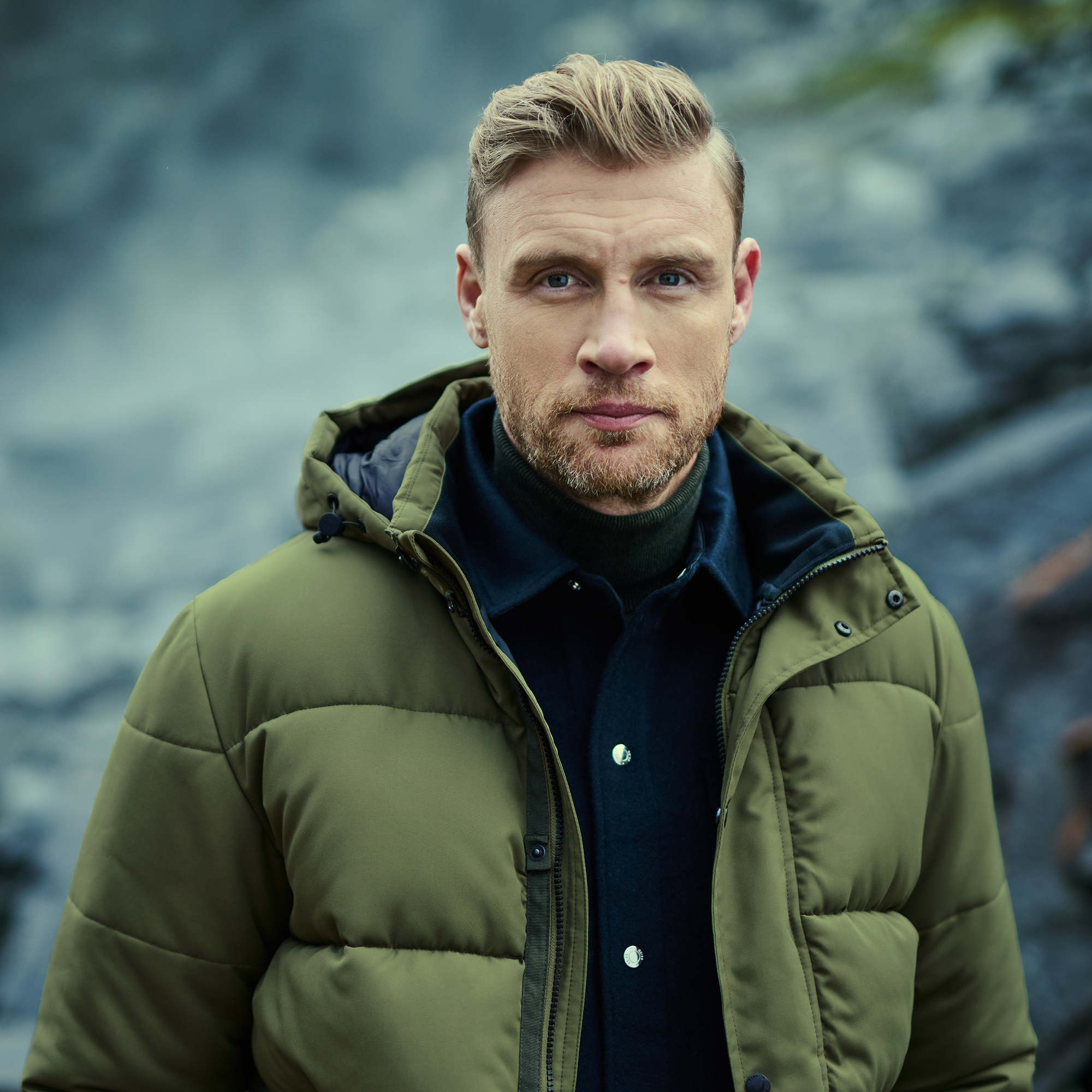 Freddie Flintoff Collection - Farren Lightweight Puffer Jacket | Capulet