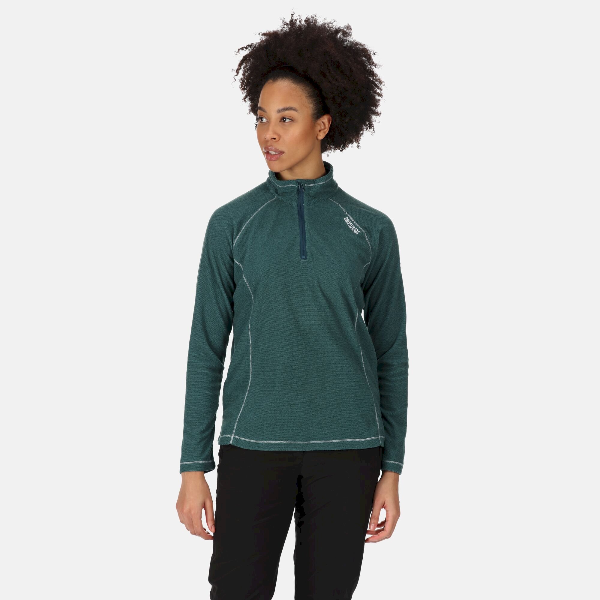 Women's Montes Lightweight Half-Zip Fleece | Powder Pink Marl