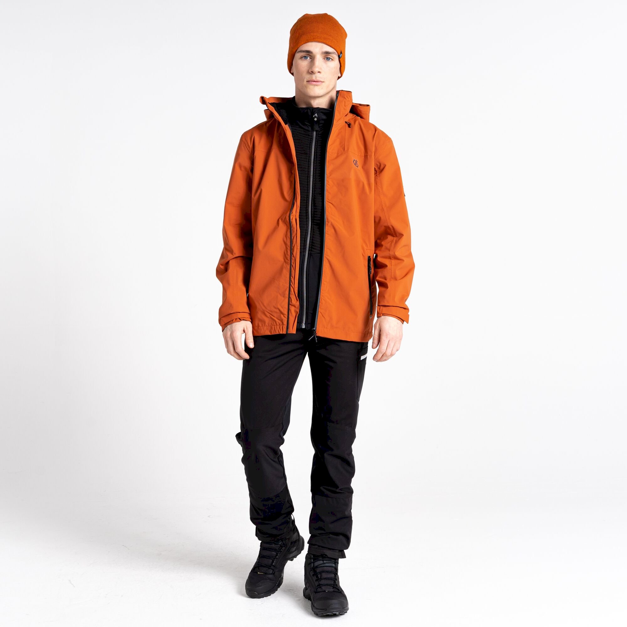 Dare 2b - Men's Switch Out Recycled Waterproof Jacket | Burnt Brick