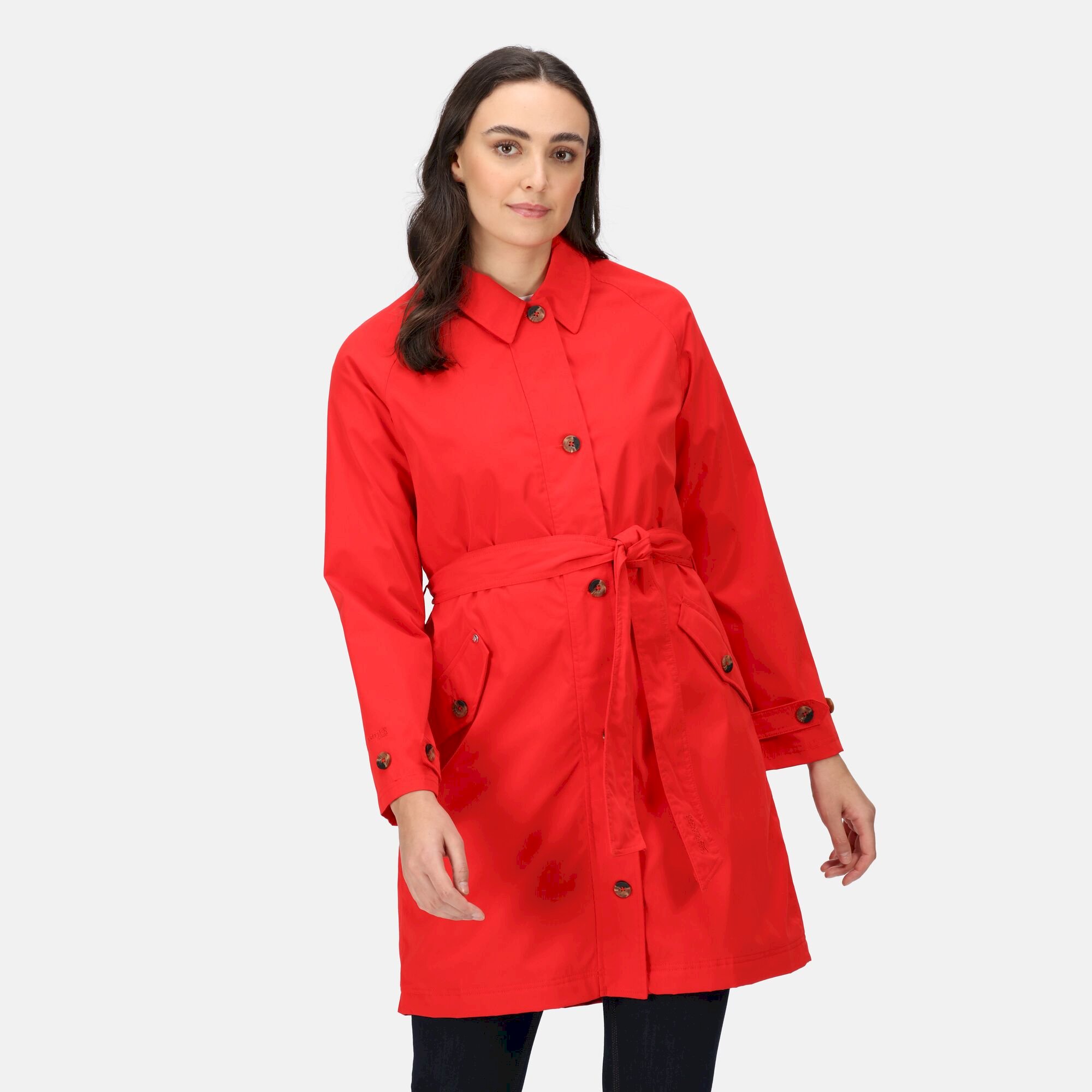 Women's Madalyn Waterproof Trench Coat | Code Red