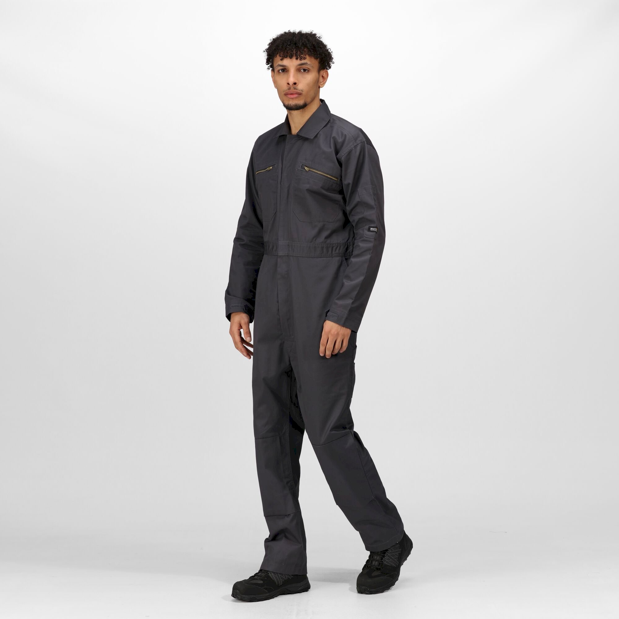 Men's Zip Fasten Coverall | Seal Grey