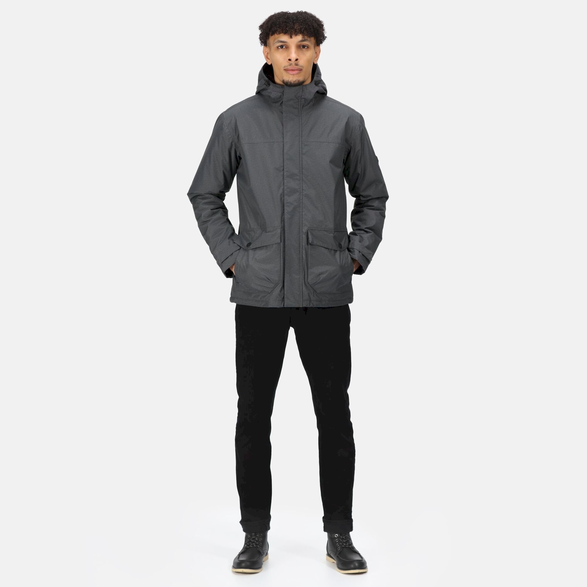 Men's Sterlings III Waterproof Insulated Jacket | Dark Grey Marl