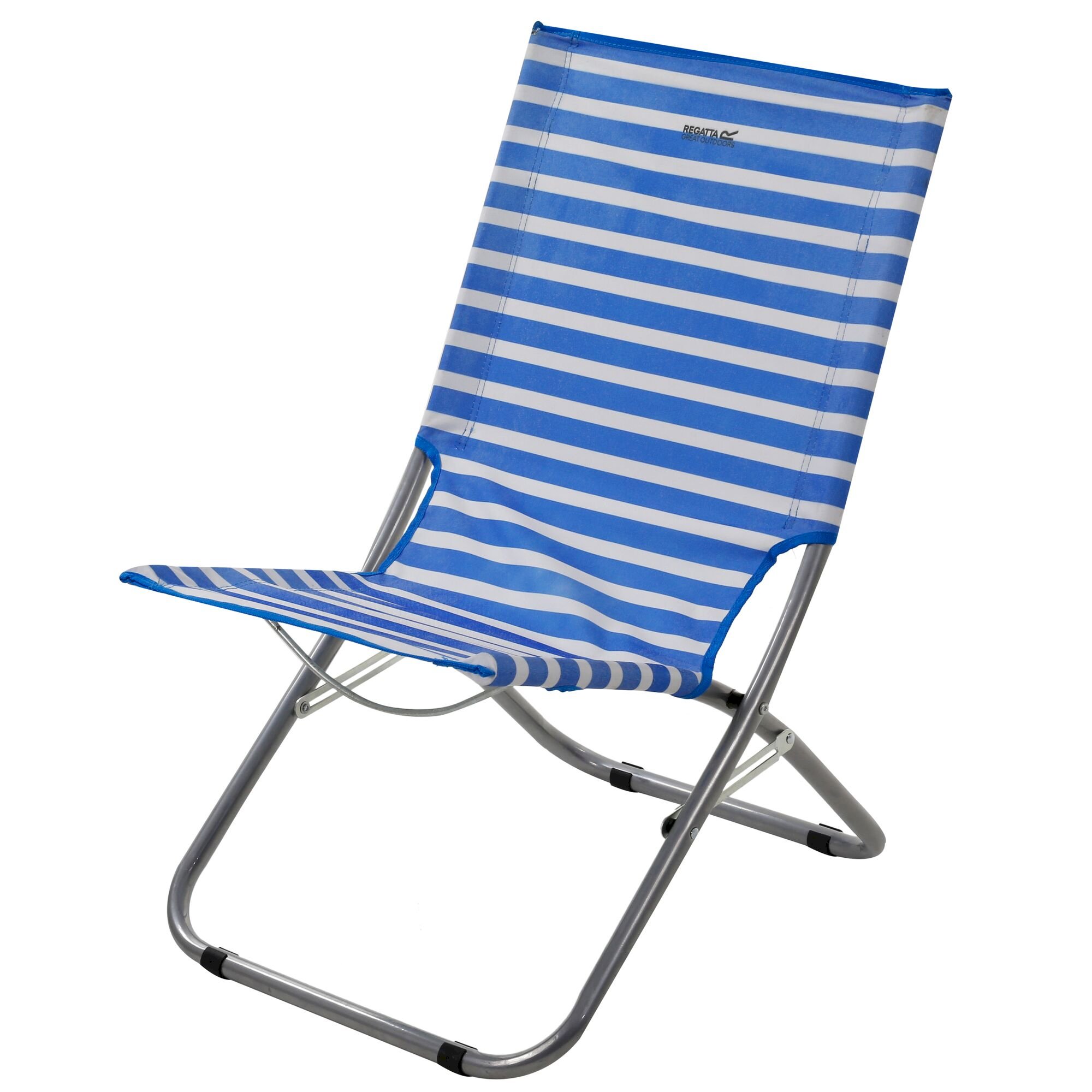 Kruza Beach Lounger | French Blue White