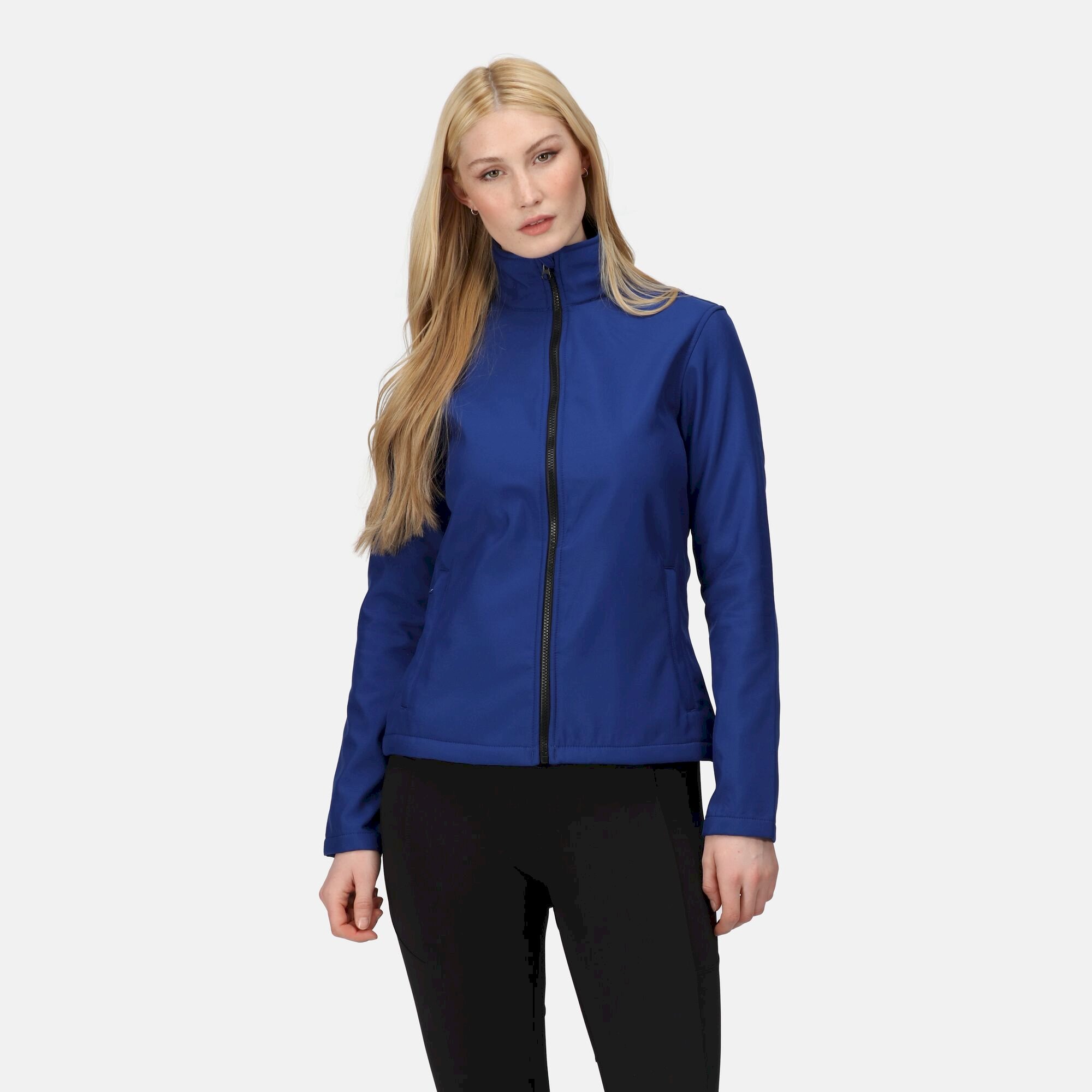 Women's Ablaze Printable Softshell Jacket | New Royal Black