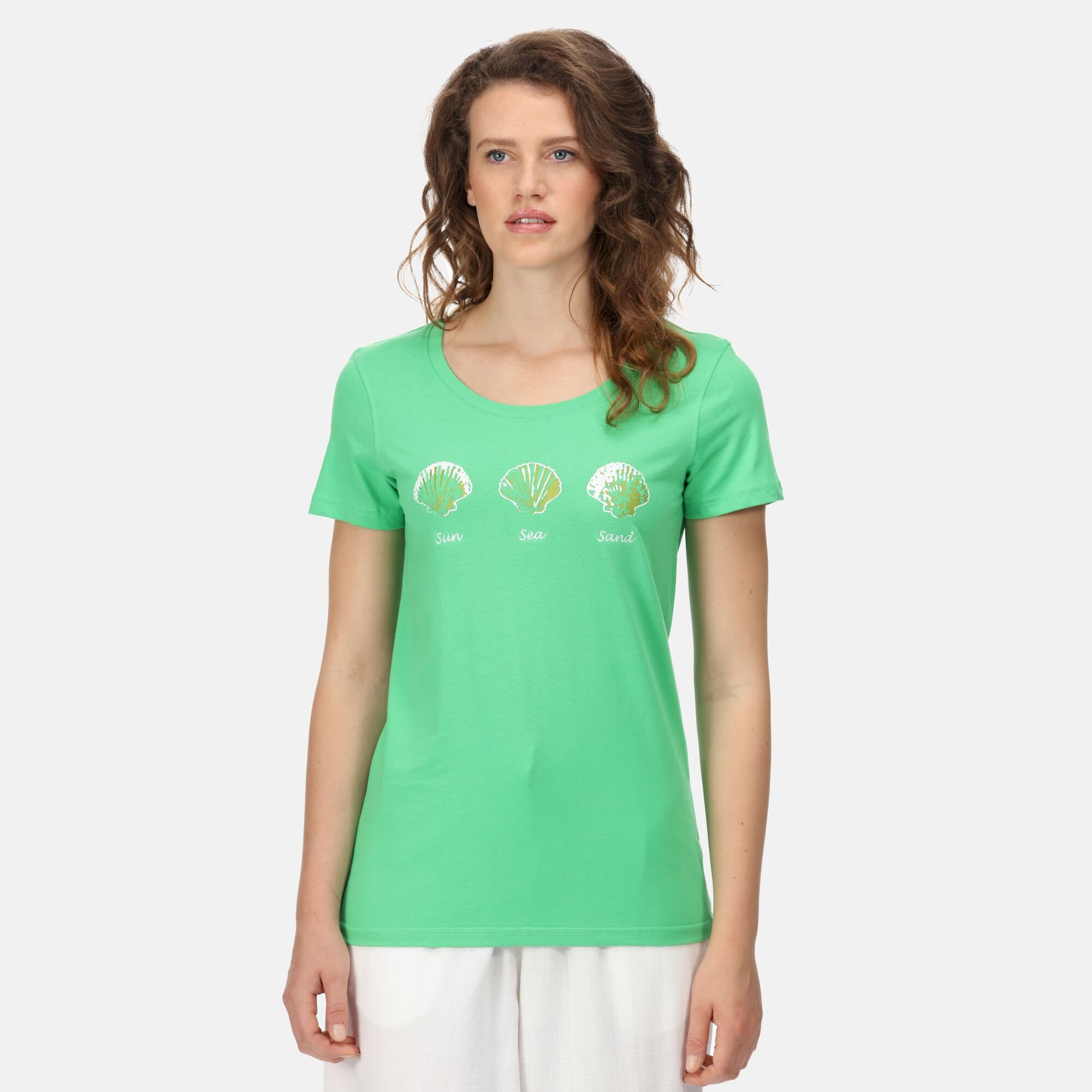 Women's Filandra VI Print T-Shirt | Vibrant Green