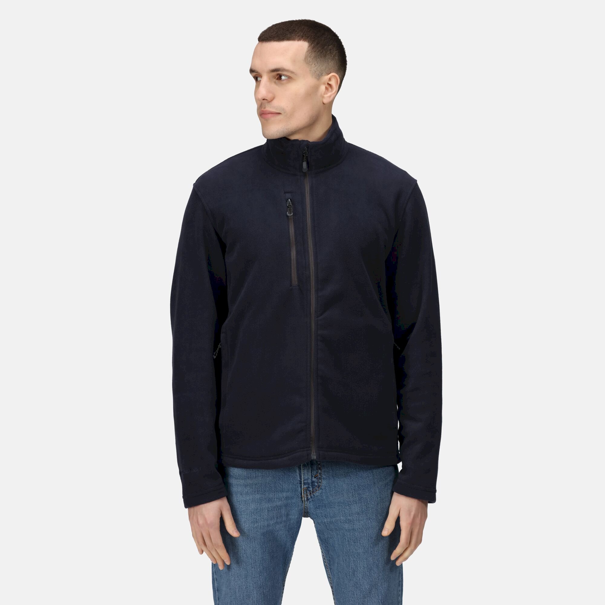Men's Honestly Made Recycled Fleece Jacket | Navy
