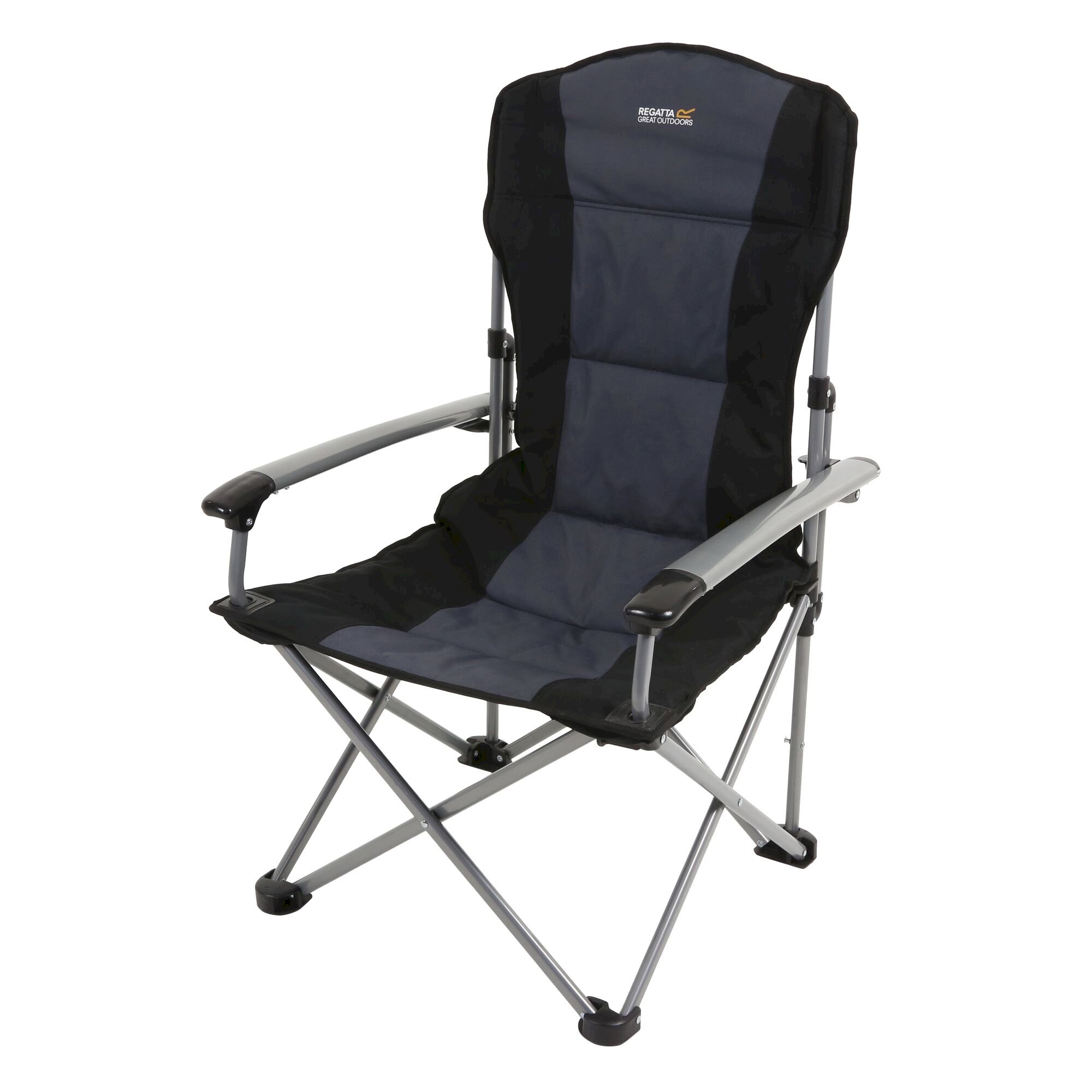 Forza Reinforced Folding Chair | Black Seal Grey