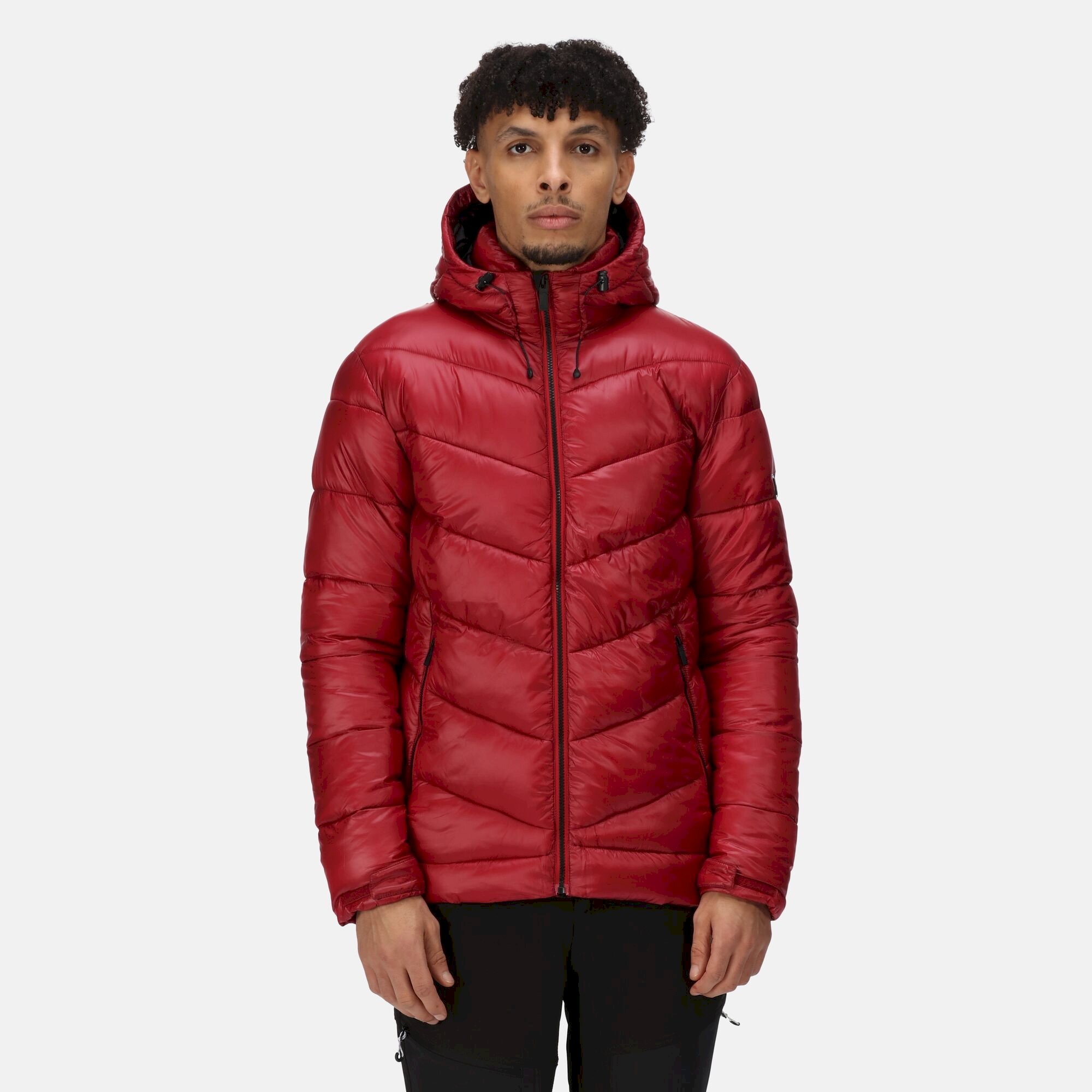 Men's Toploft II Hooded Puffer Jacket | Dark Red