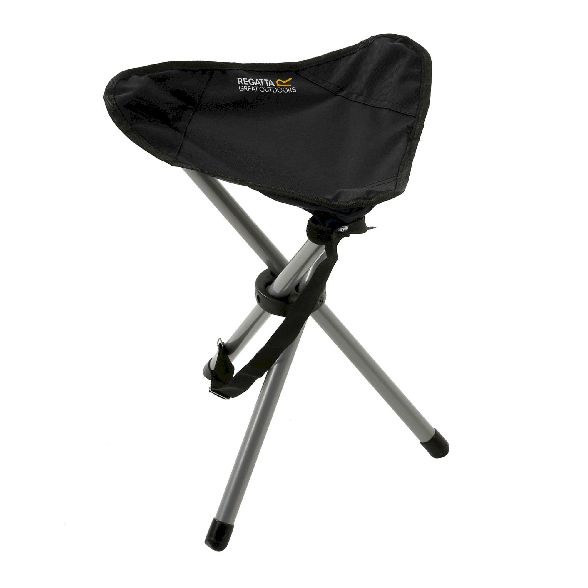 Ternio Tripod Stool Steel | Black