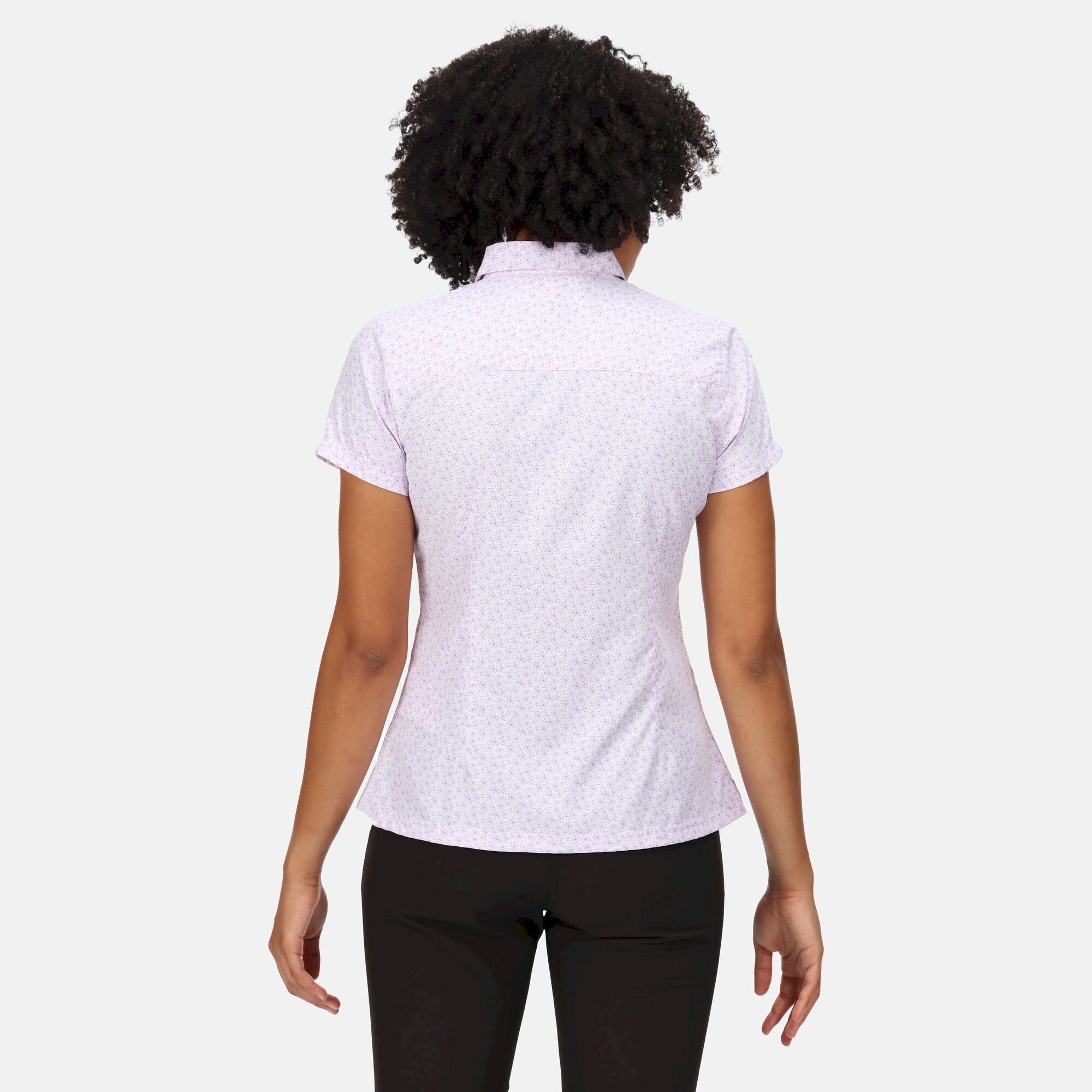 Women's Mindano VI Short Sleeve Shirt | Pastel Lilac Daisy