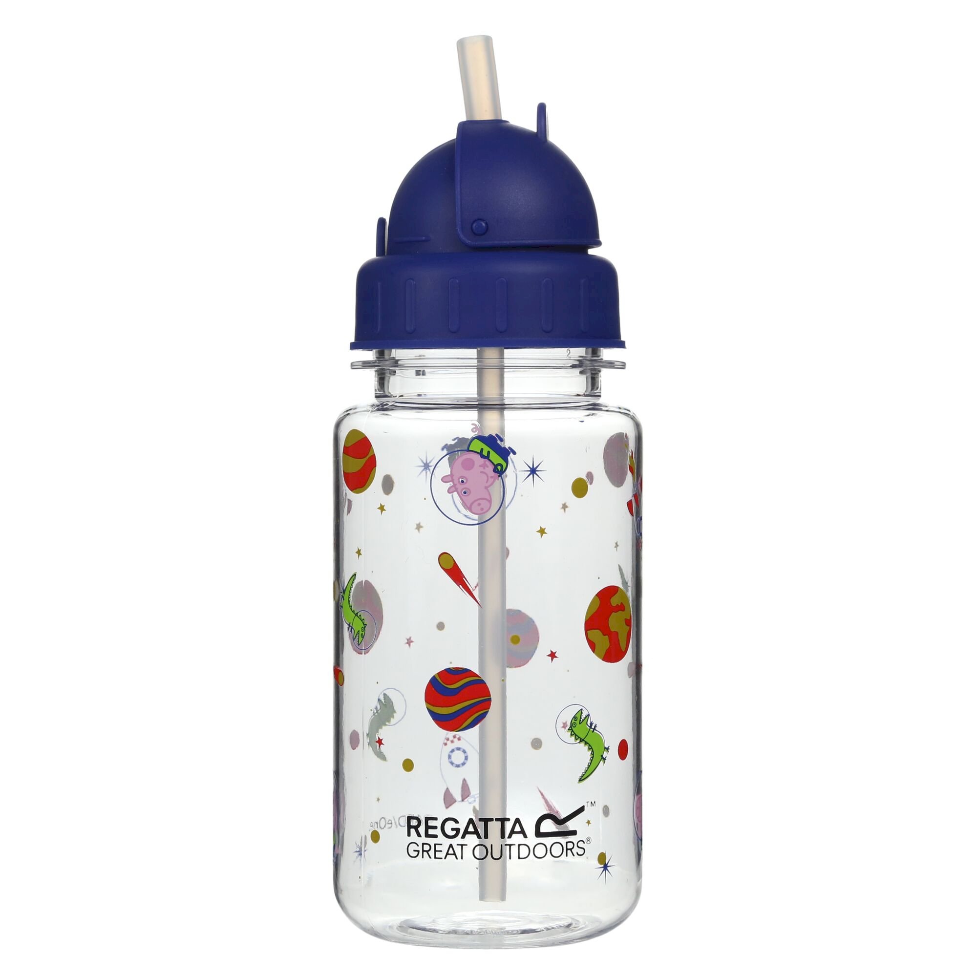 Peppa Pig 0.35L Tritan Straw Bottle | Surf Spray Cosmic