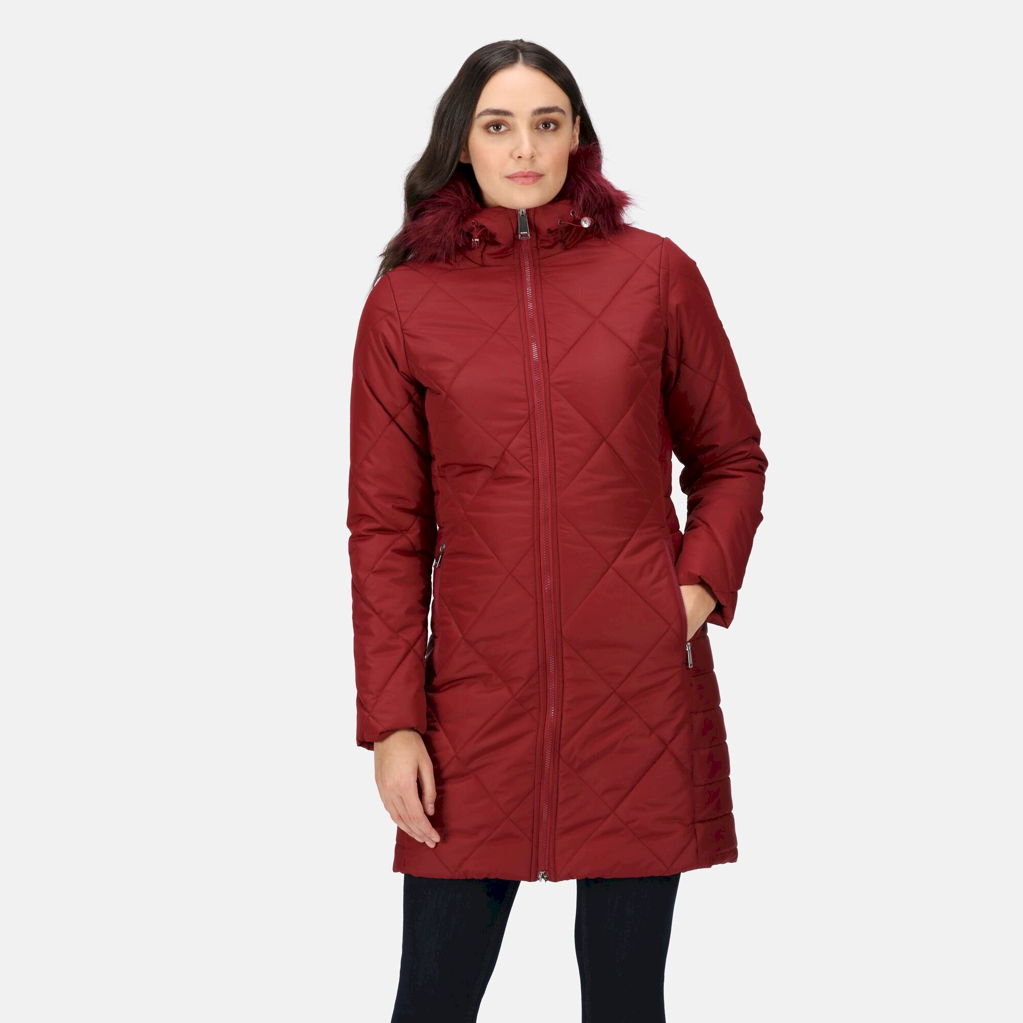 Women's Fritha II Insulated Parka Jacket | Cabernet