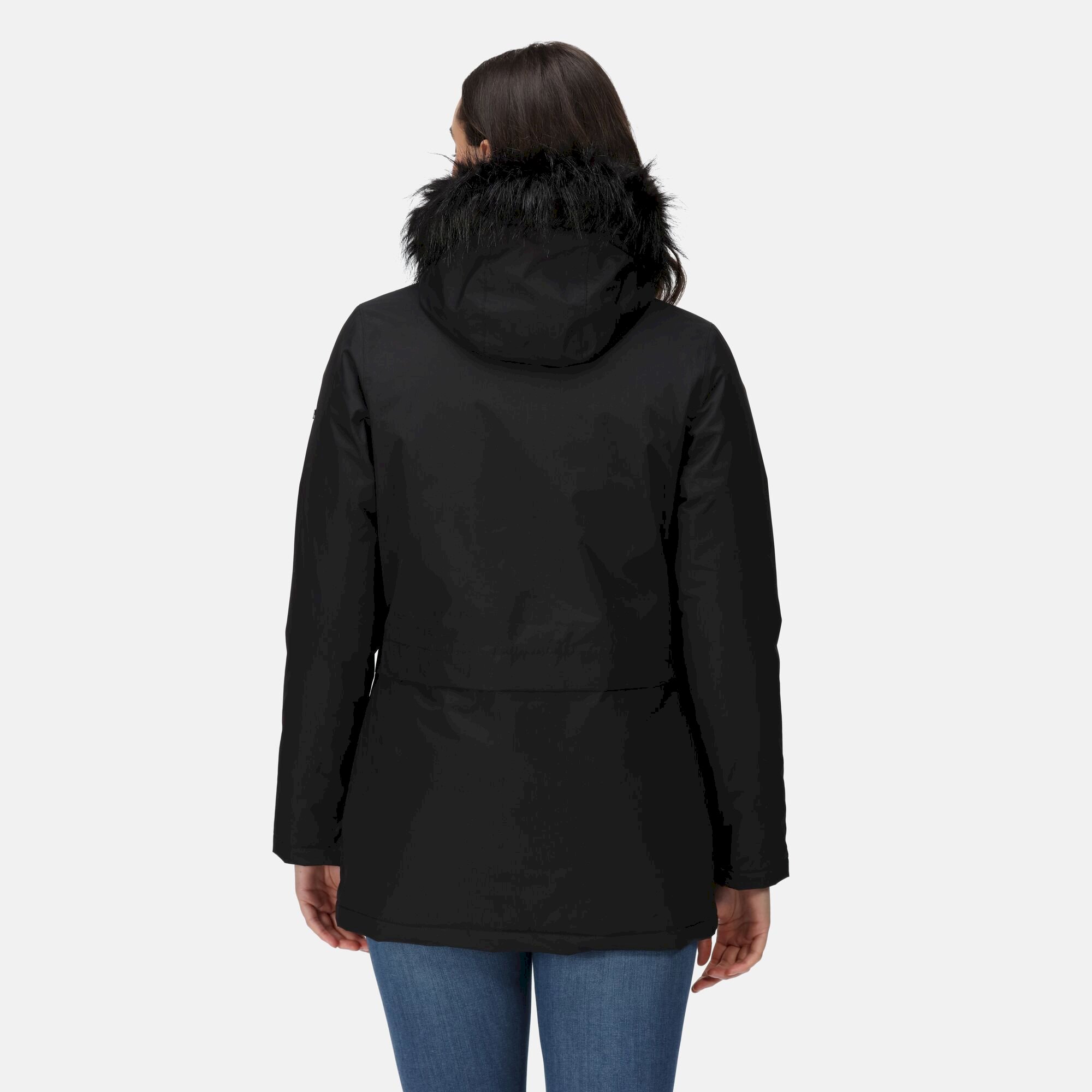 Women's Myla II Fur Trim Parka Jacket | Black