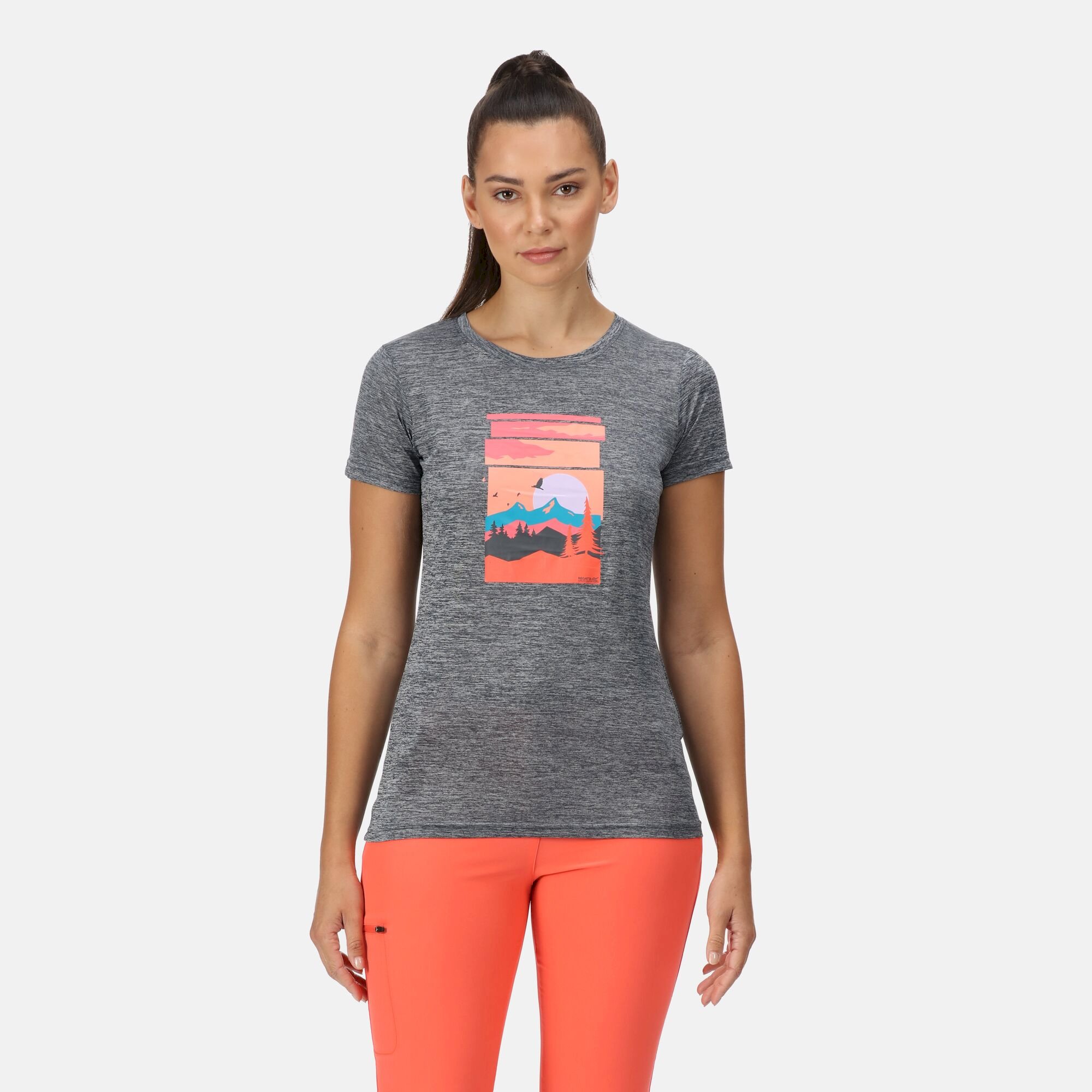 Women's Fingal VI Print T-Shirt | Navy Marl