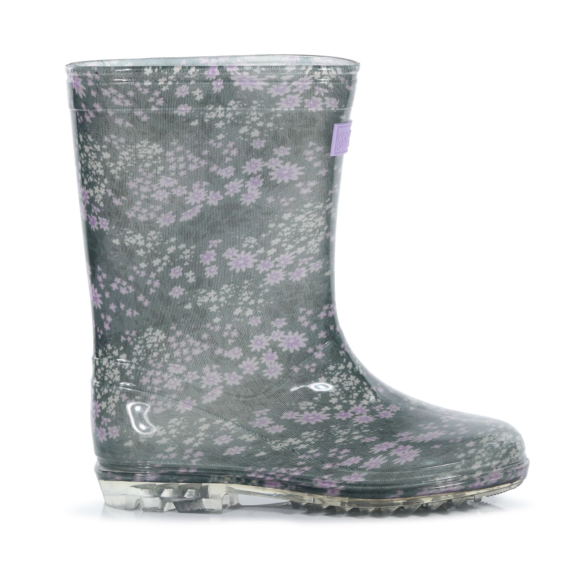 Kids' Wenlock Wellies | Balsam Green Ditsy Floral
