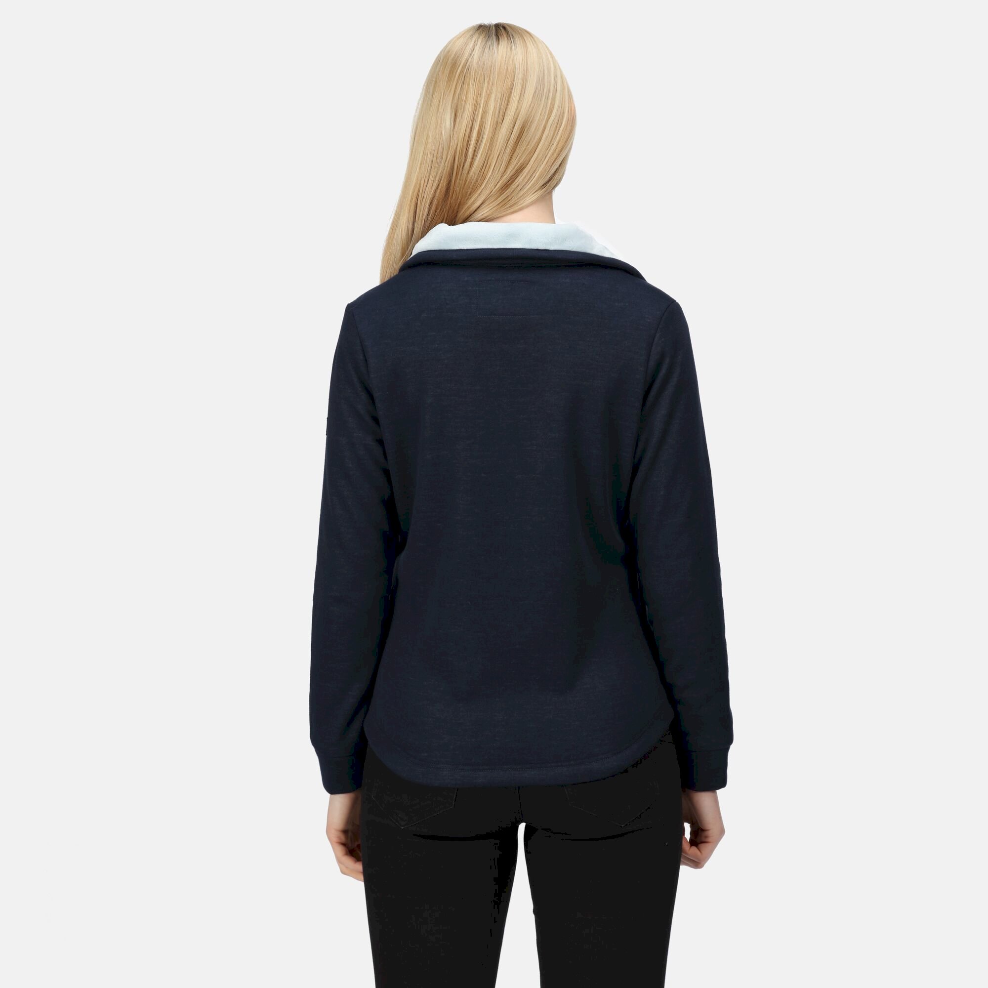 Women's Azariah Full Zip Fleece | Navy Ice Blue