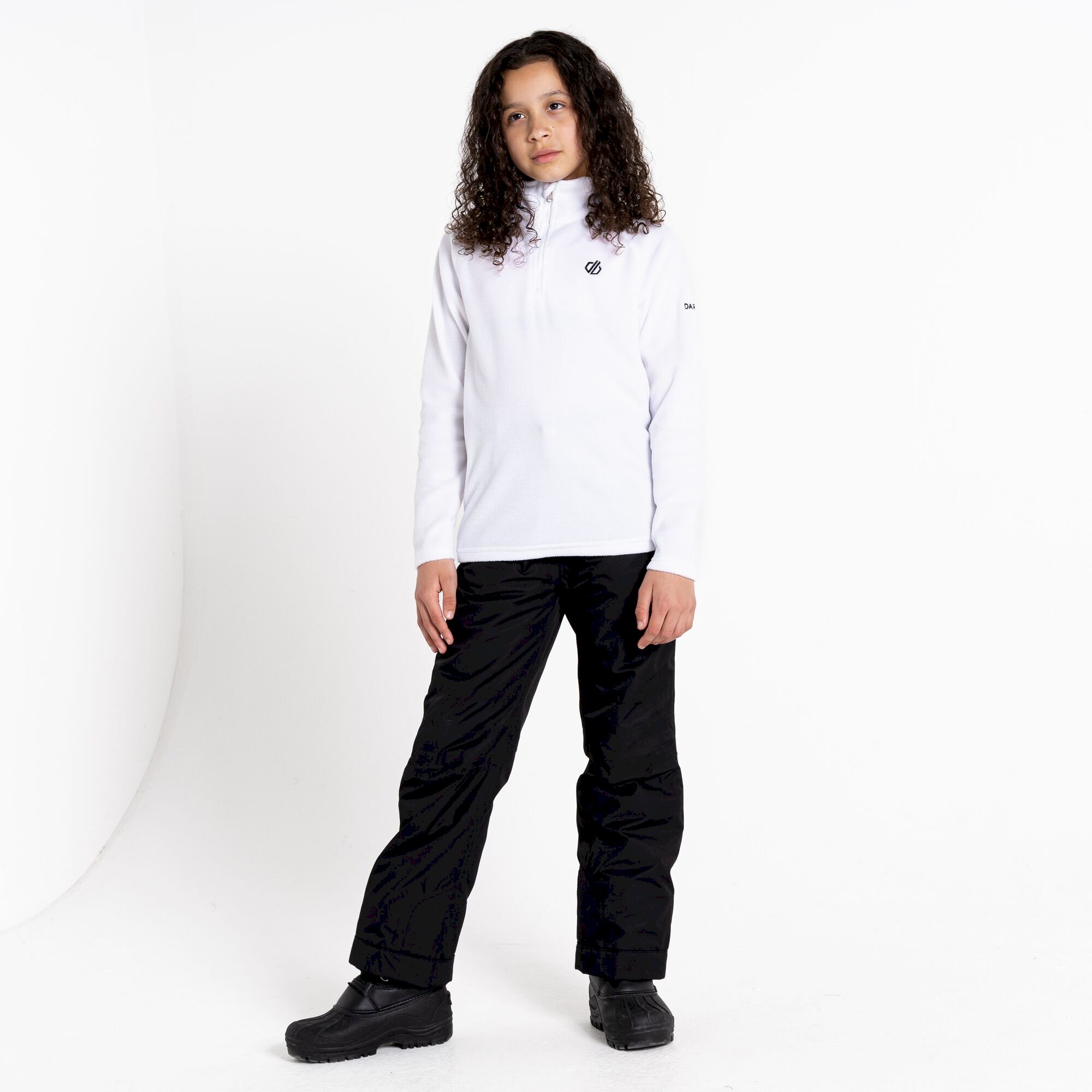 Dare 2b - Kids' Freehand Half Zip Lightweight Fleece | White