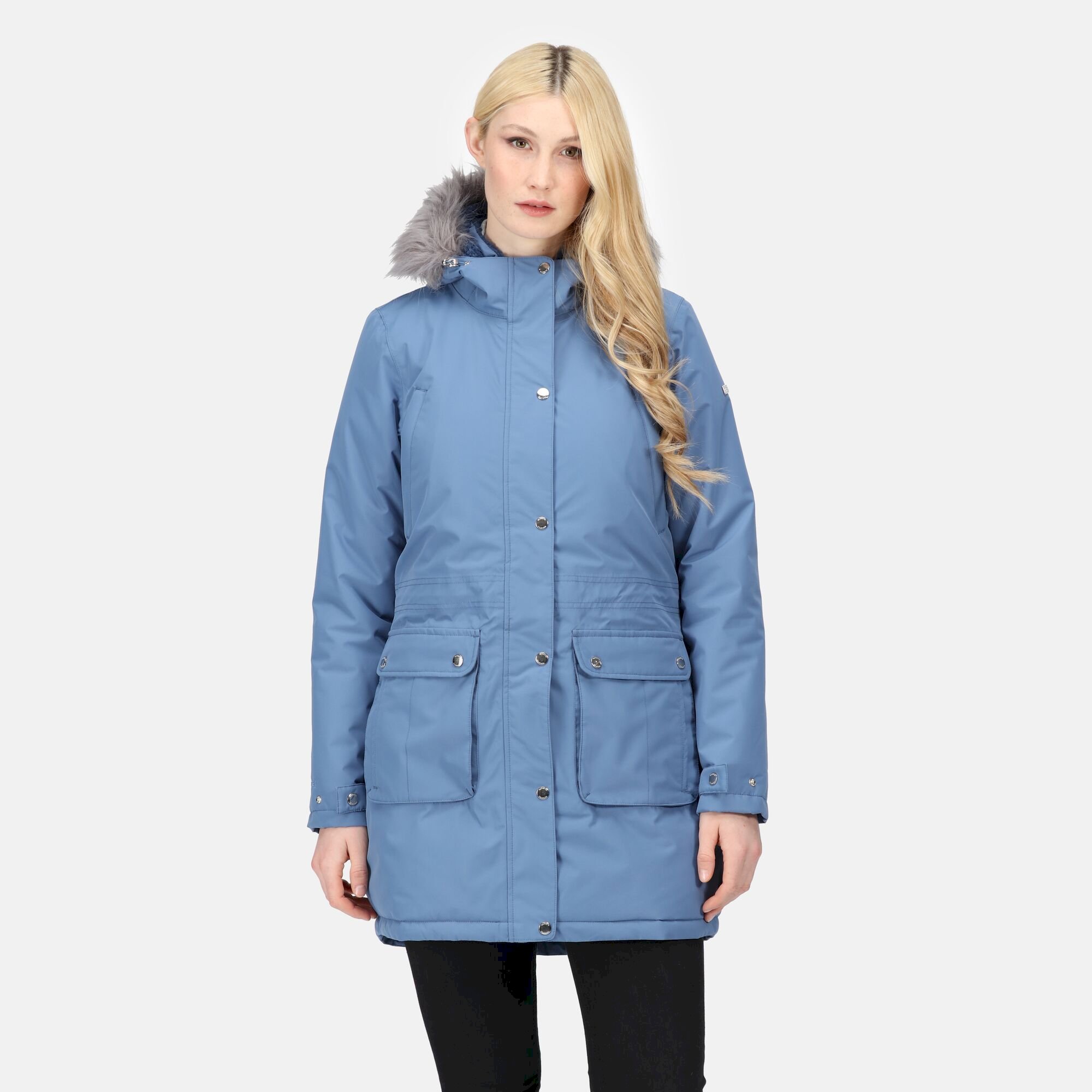 Women's Voltera Waterproof Heated Jacket | Slate Blue